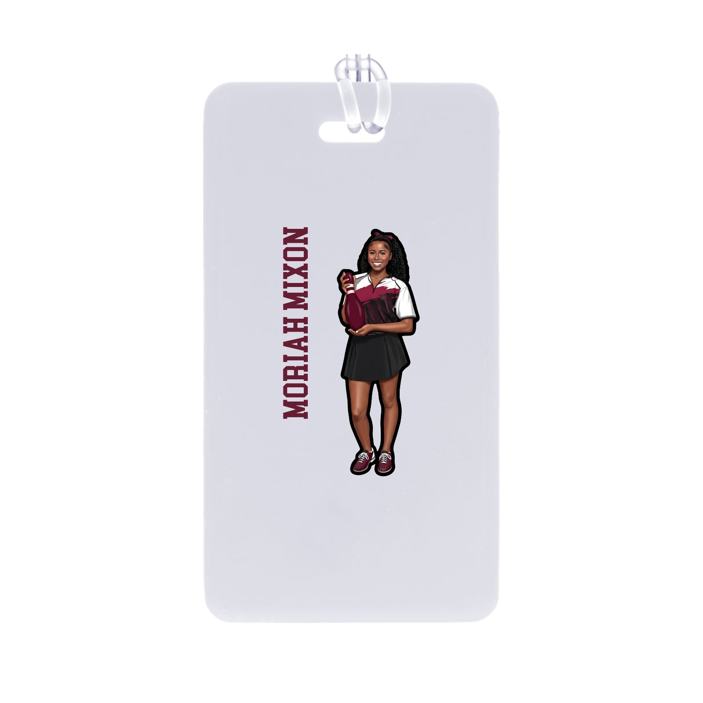 Bag Tag — Name Vertical in Classic