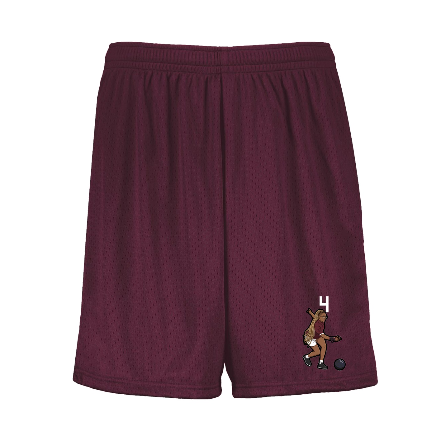 Shorts — Number Top in Maroon