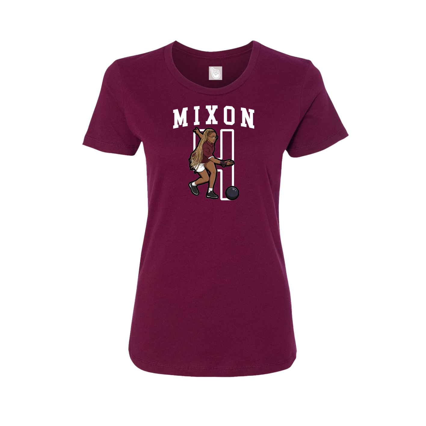 Womens Tee — Shirsey in Maroon