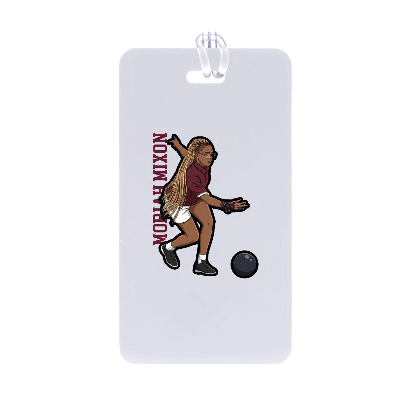 Bag Tag — Name Vertical in Classic