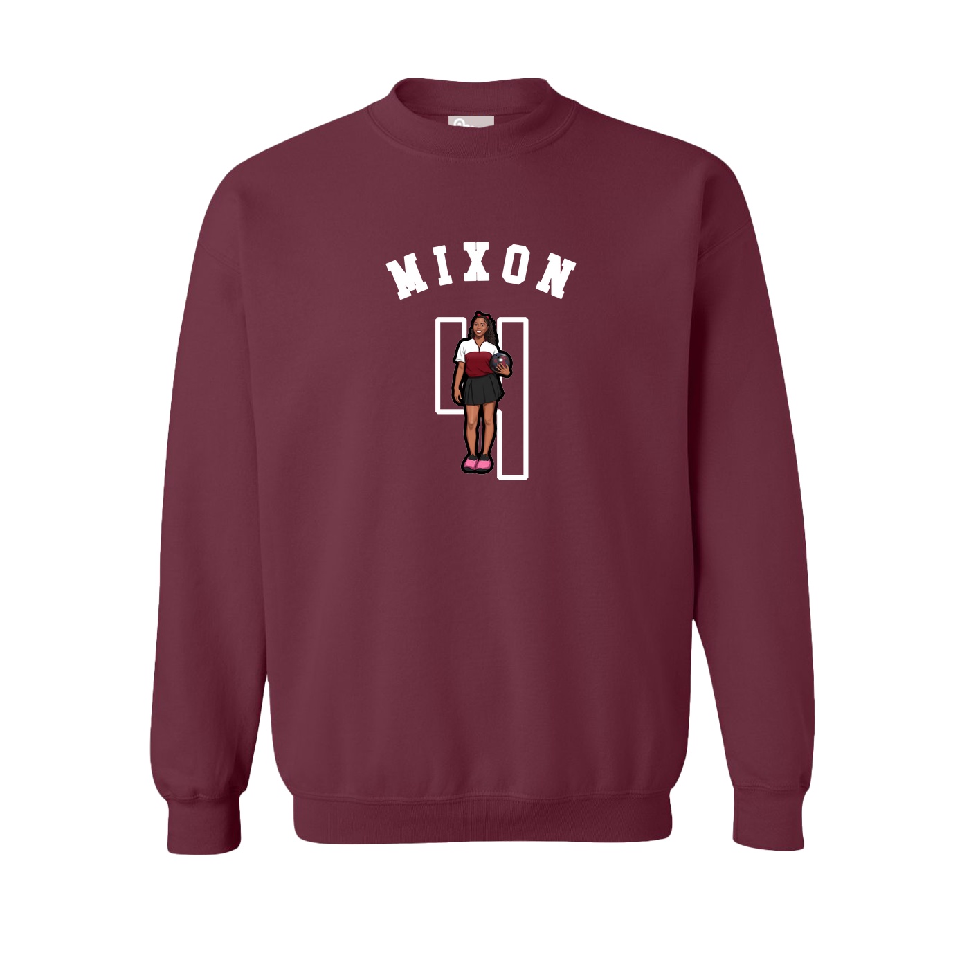 Fleece Crew — Shirsey Arch in Maroon