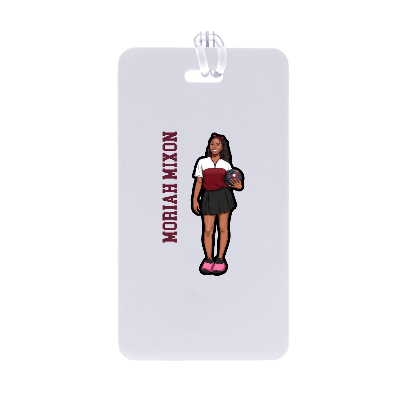 Bag Tag — Name Vertical in Classic