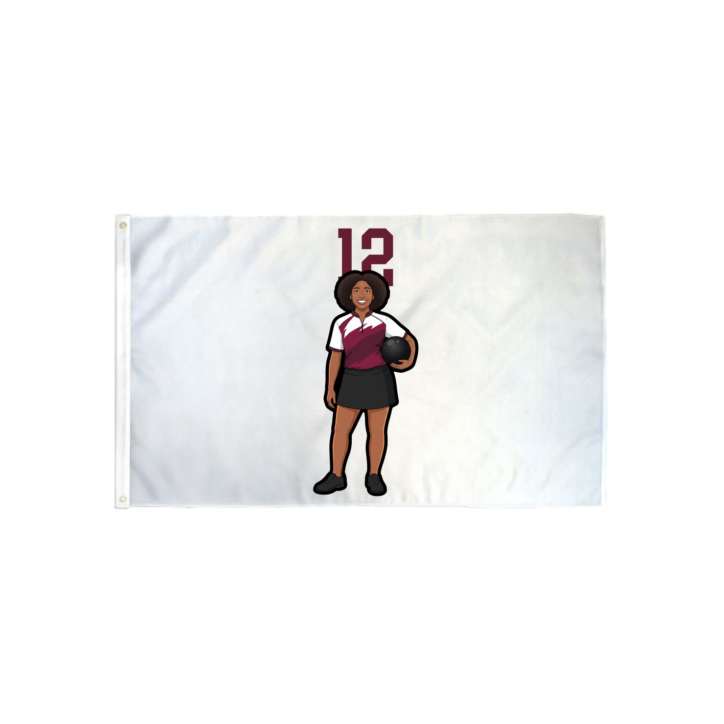 3x5 Flag — Number Top in Classic