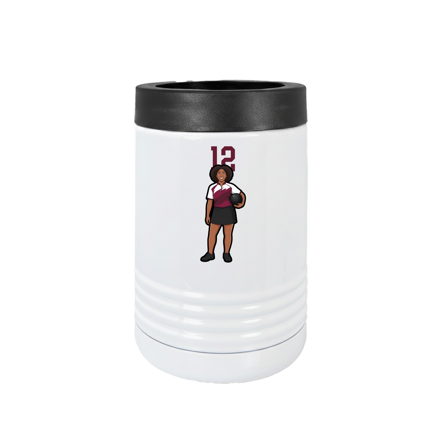 Beverage Holder — Number Top in White