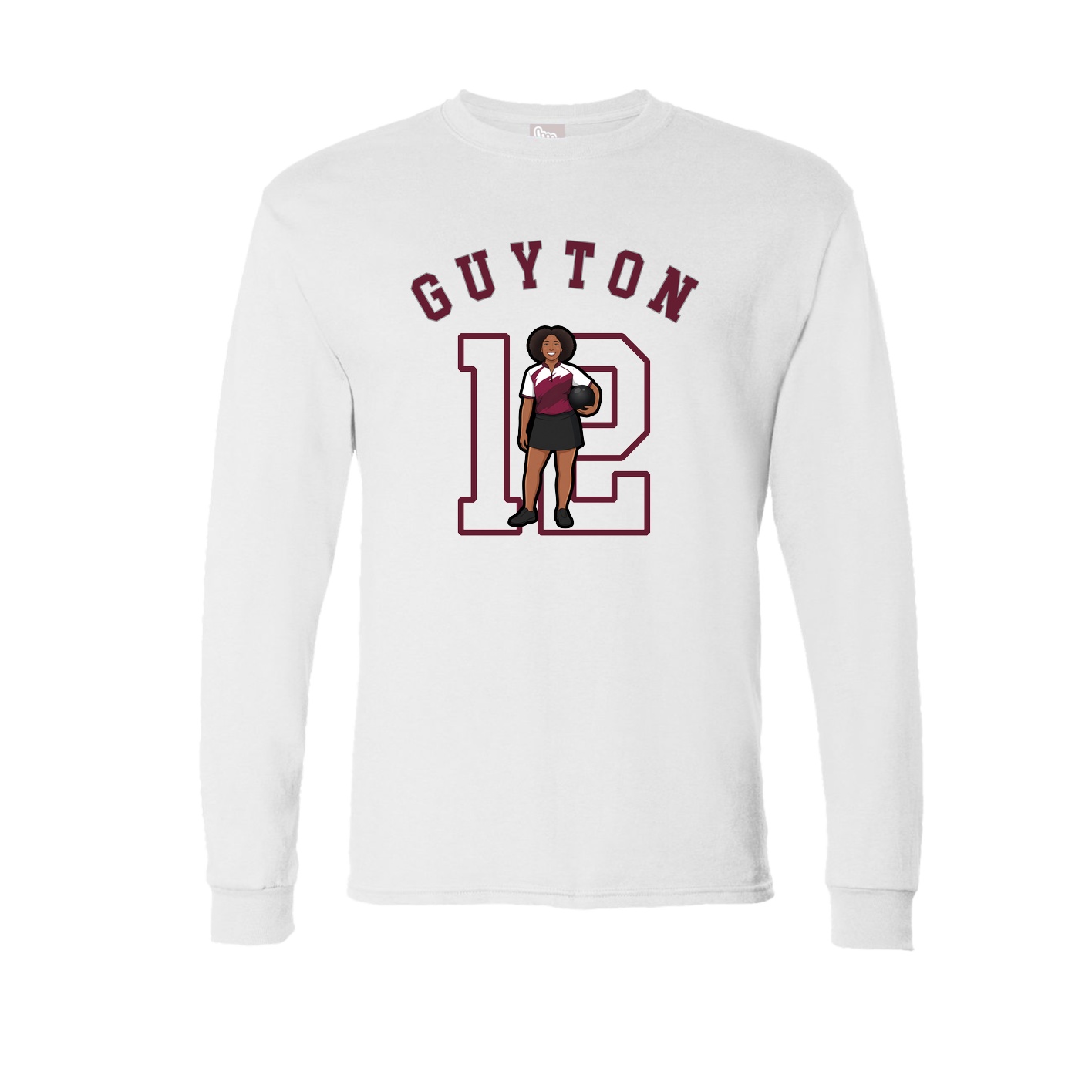 Long Sleeve Tee — Shirsey Arch in White