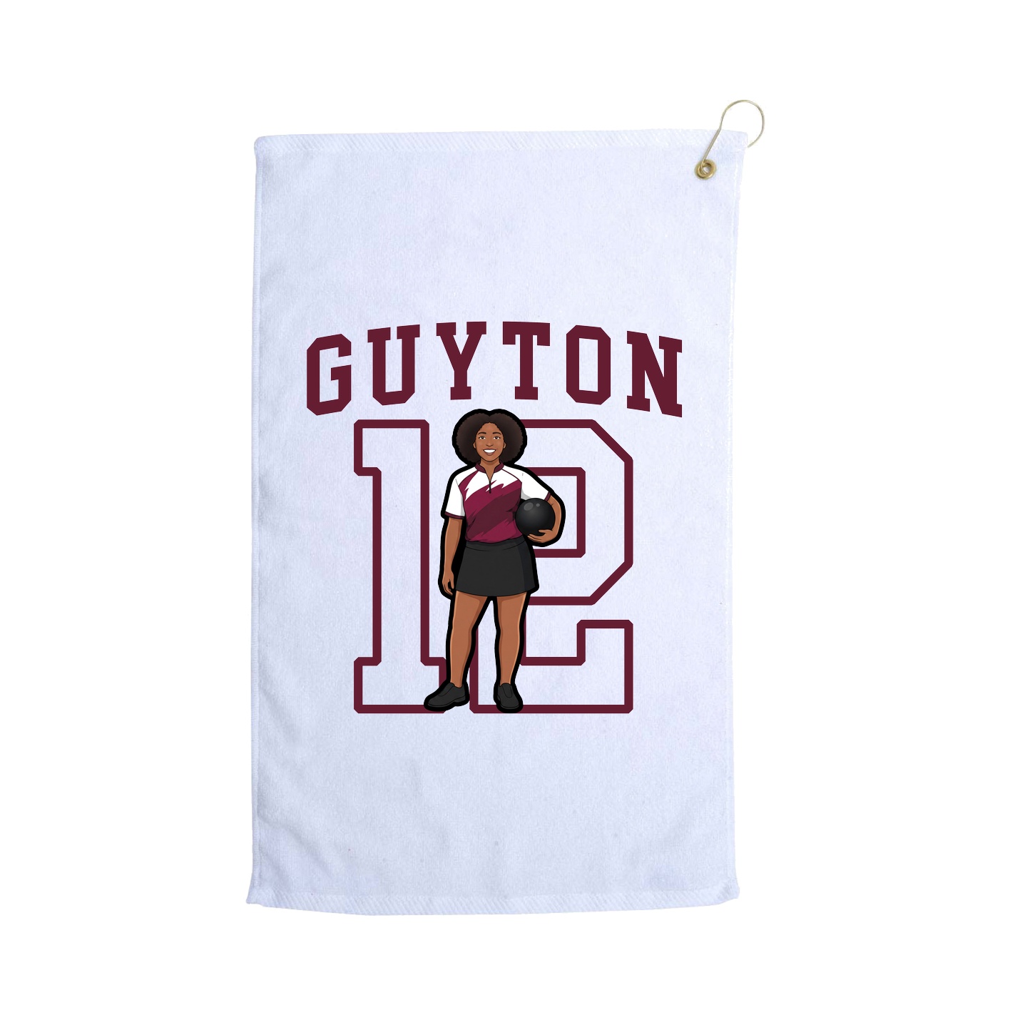 Golf Towel — Shirsey in White