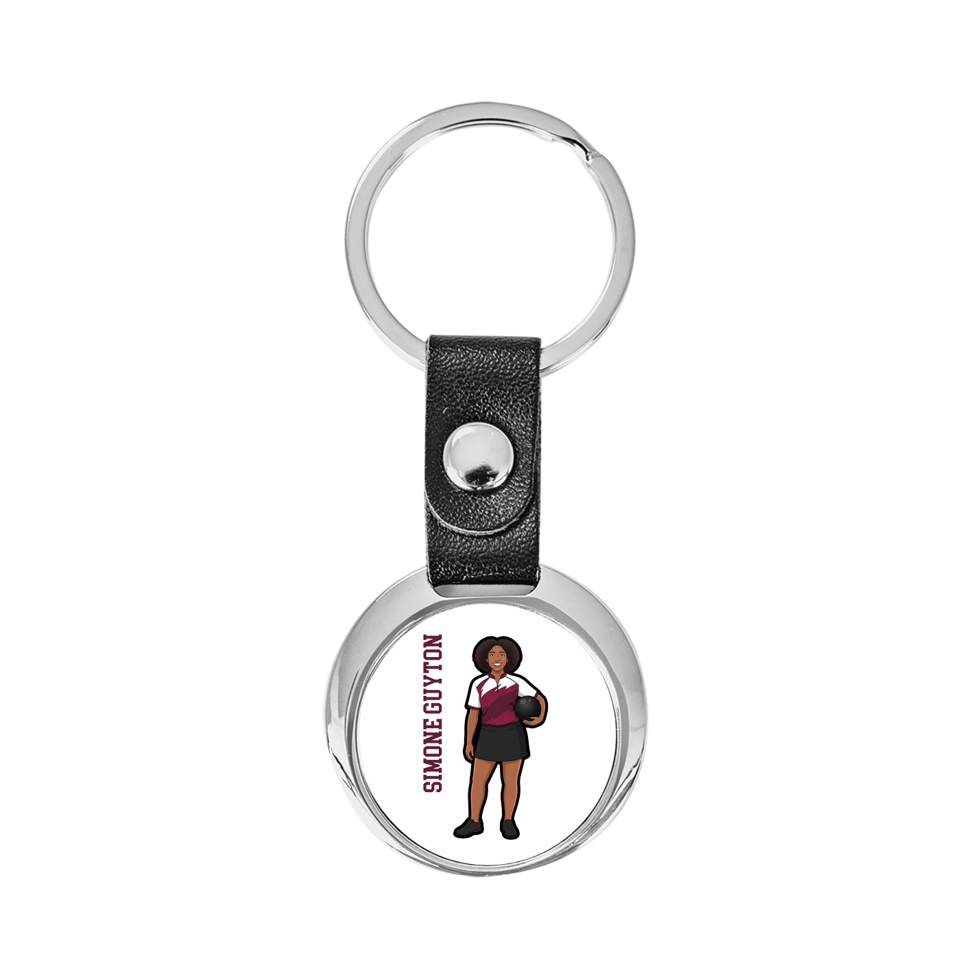 Key Chain — Name Vertical in Classic