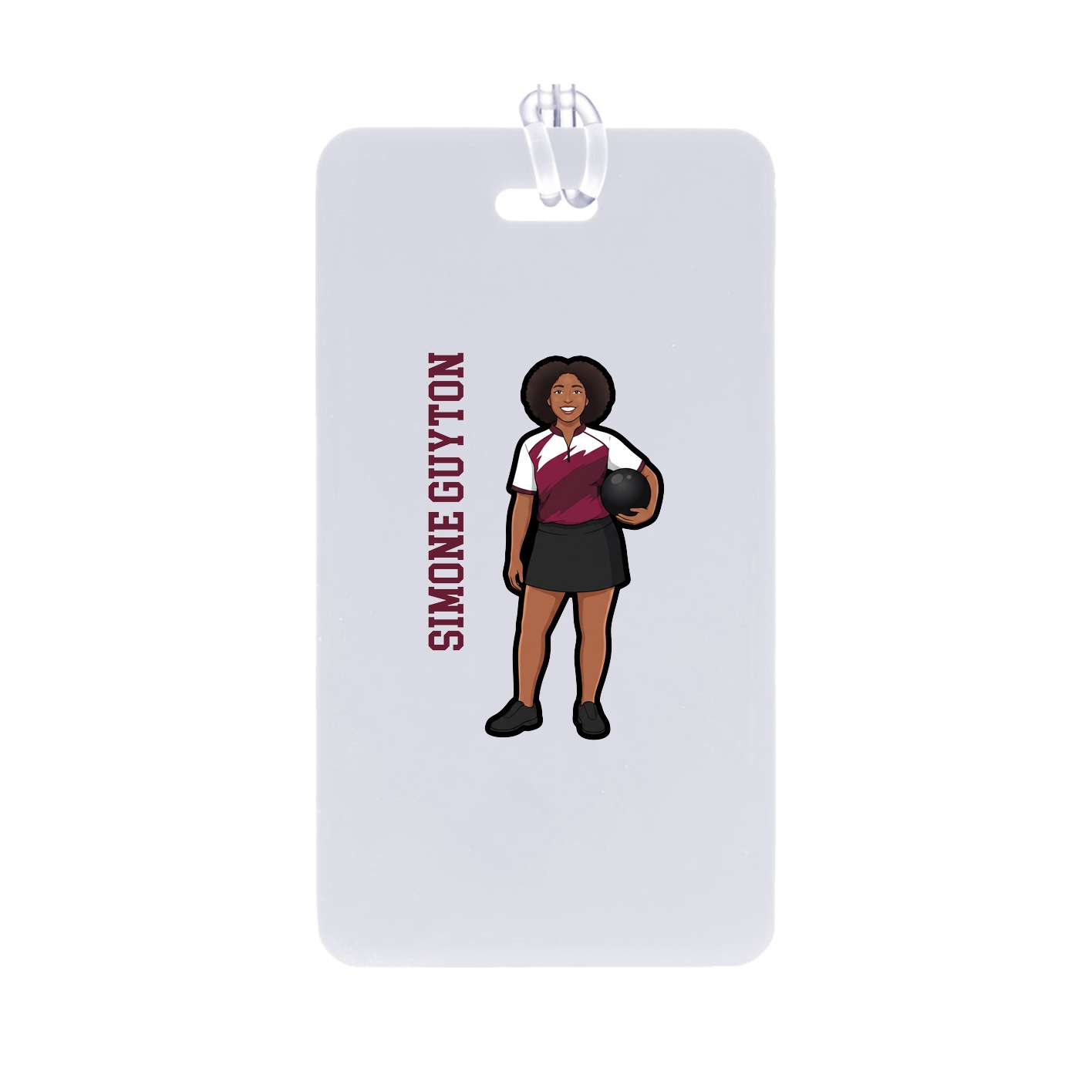 Bag Tag — Name Vertical in Classic