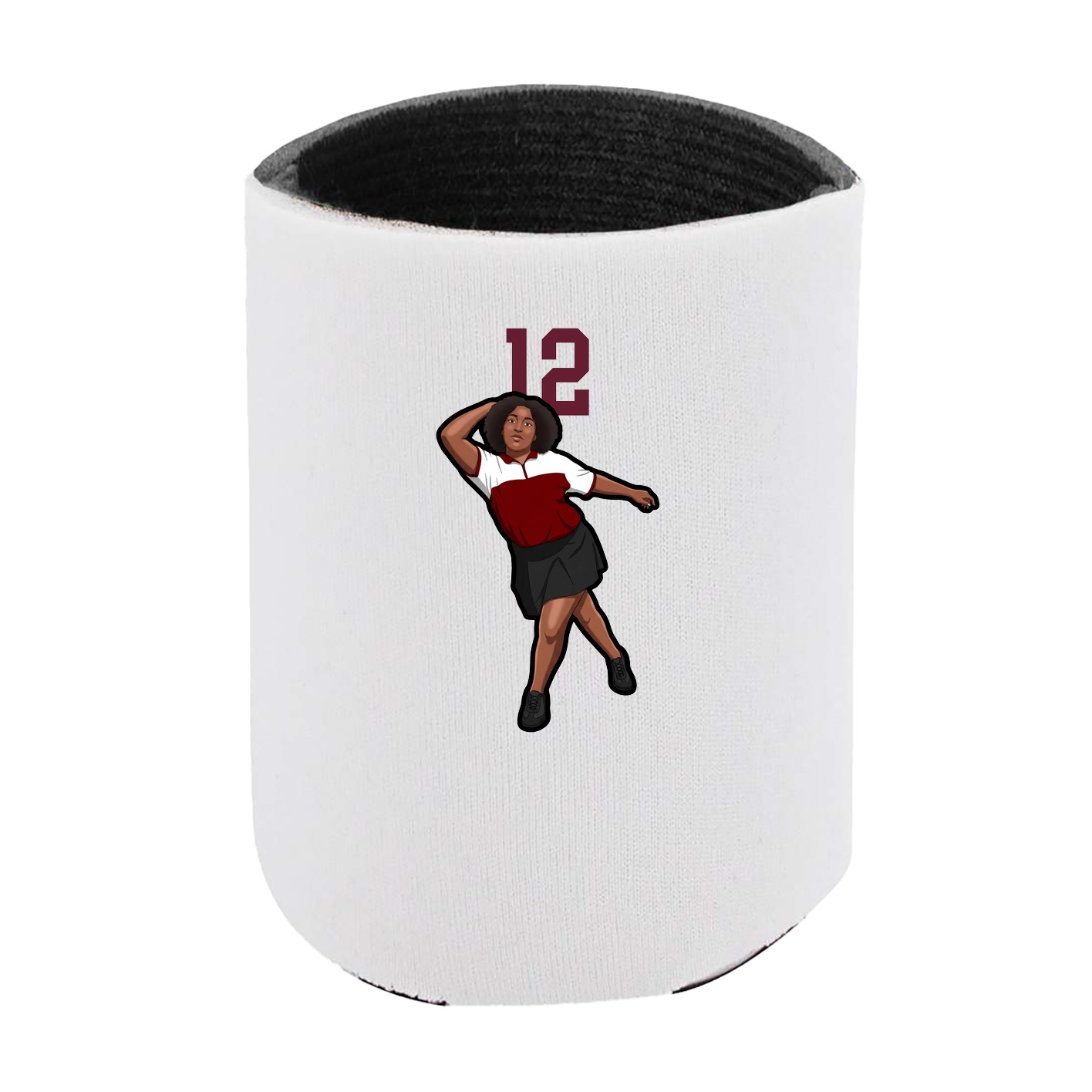 Can Holder — Number Top in White