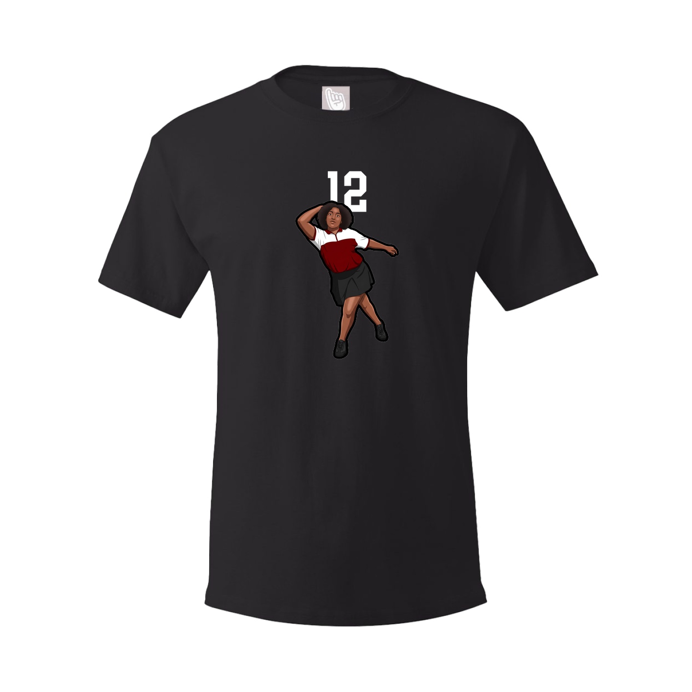 Tee — Number Top in Black