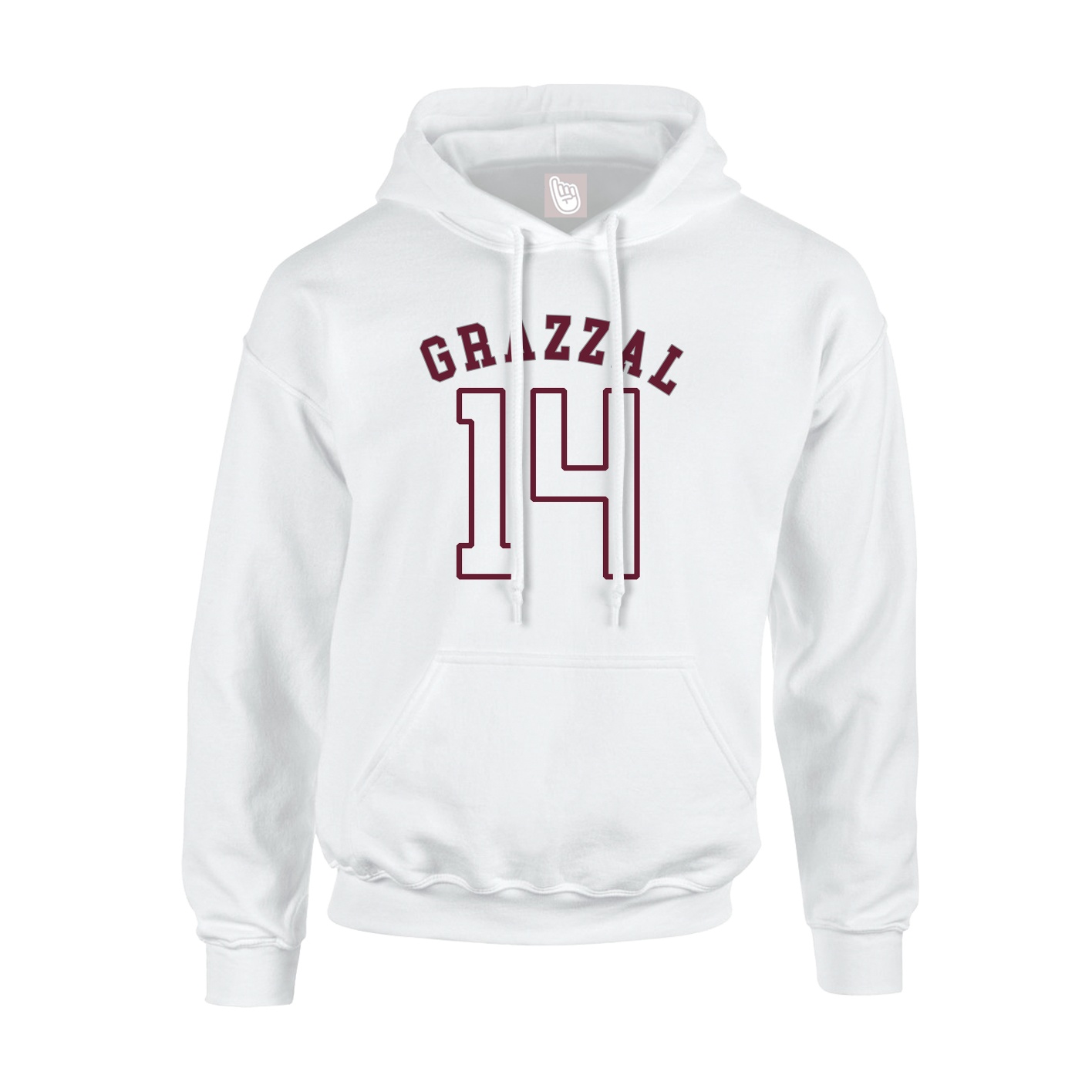 Hoodie — Shirsey Arch in White