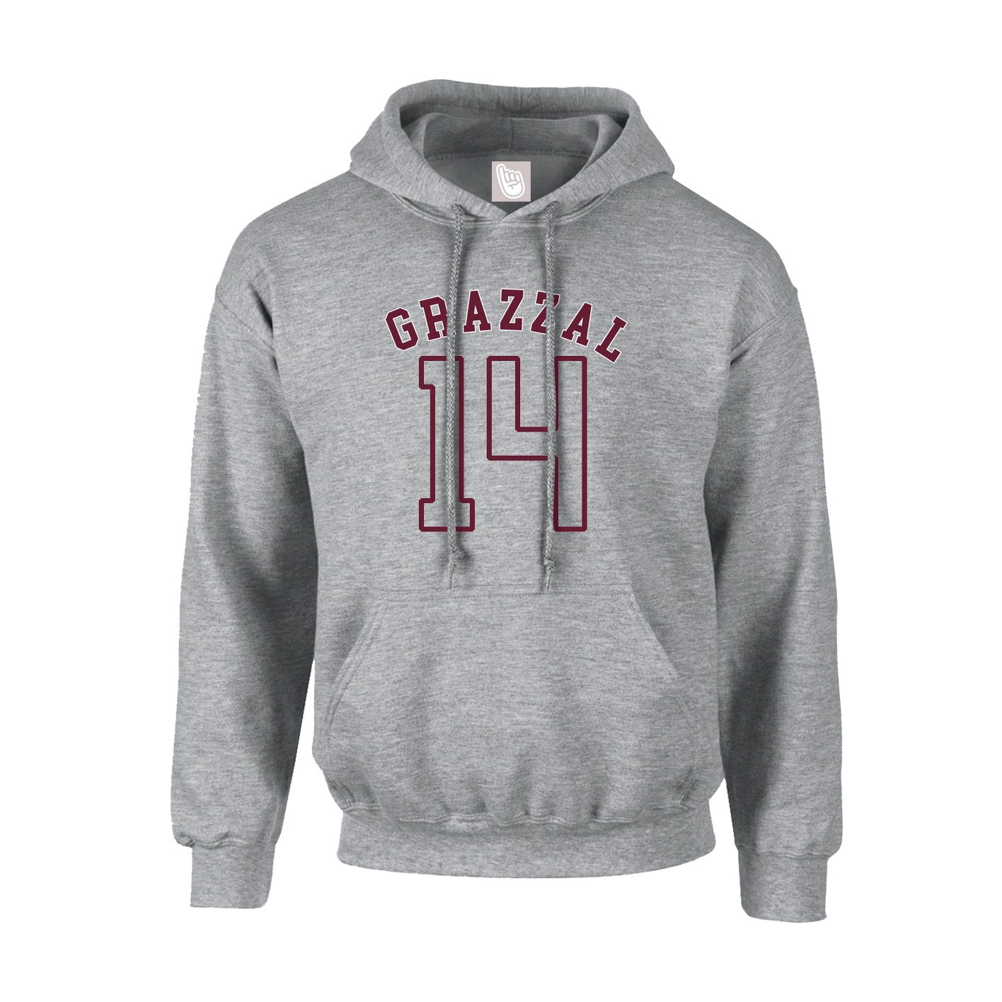 Youth Hoodie — Shirsey Arch in Grey