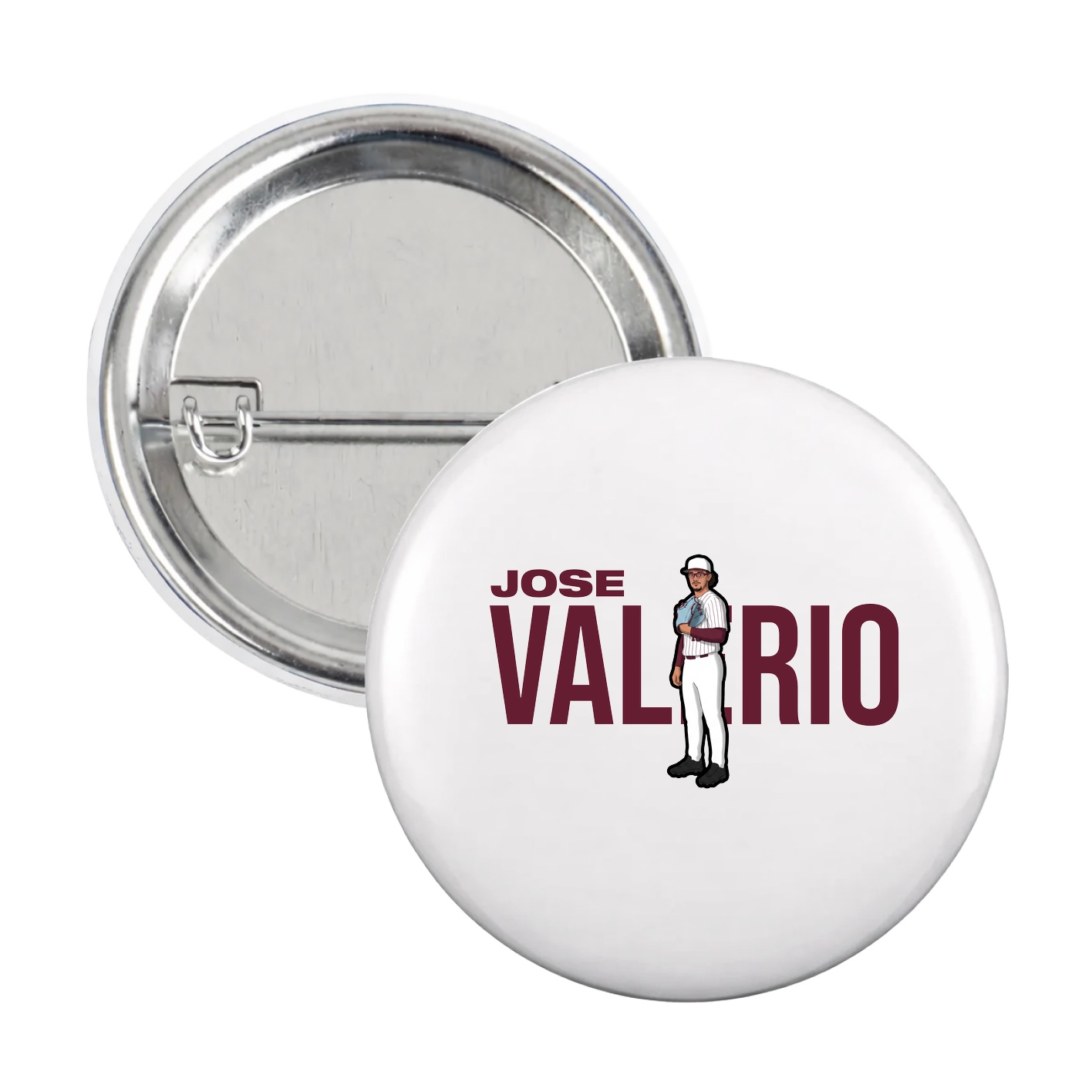 Game Day Button — Player Name in White
