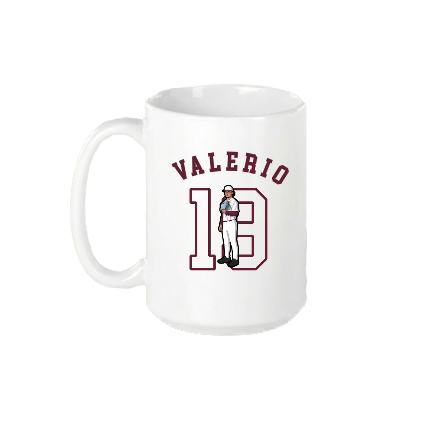 15oz Coffee Mug — Shirsey Arch in White