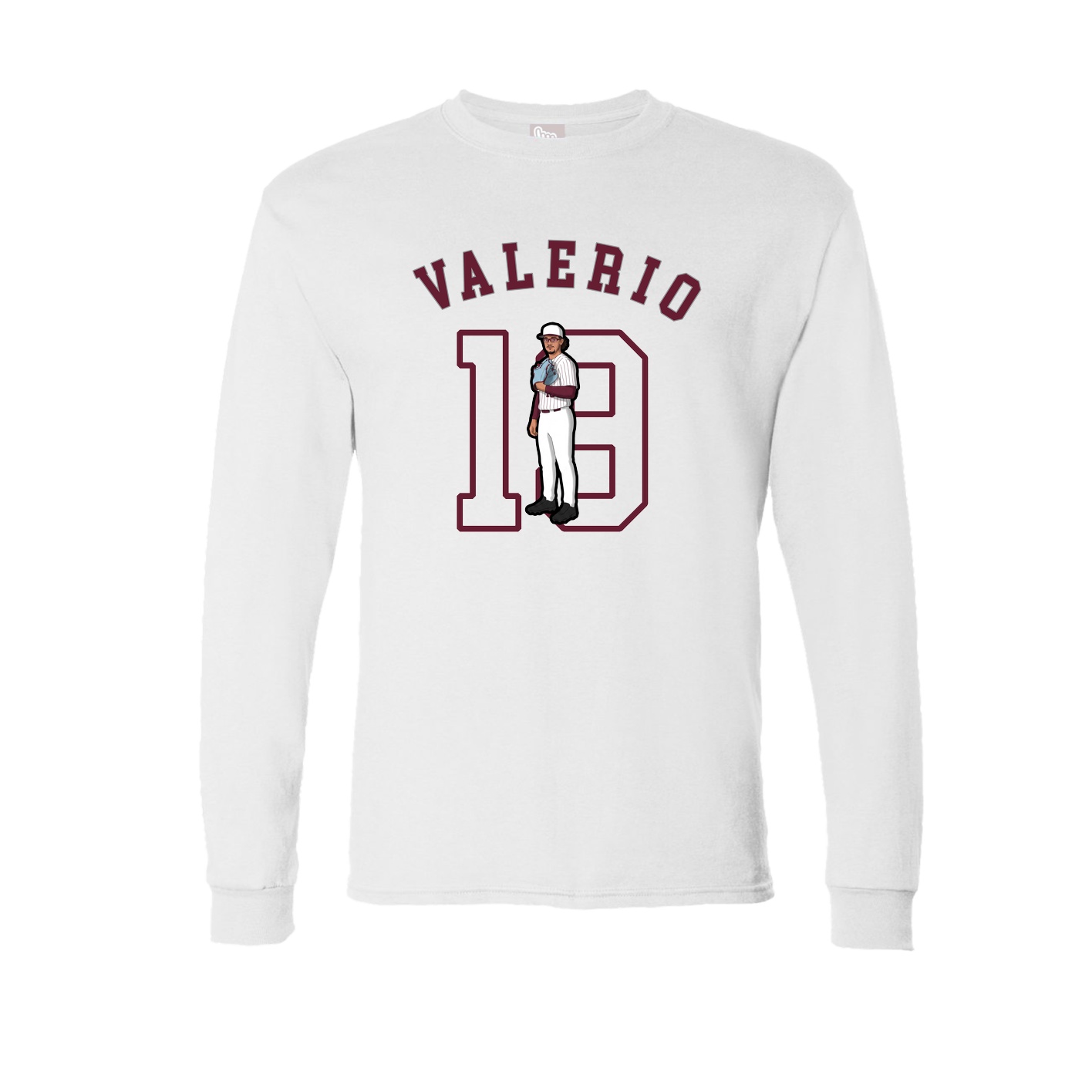 Long Sleeve Tee — Shirsey Arch in White