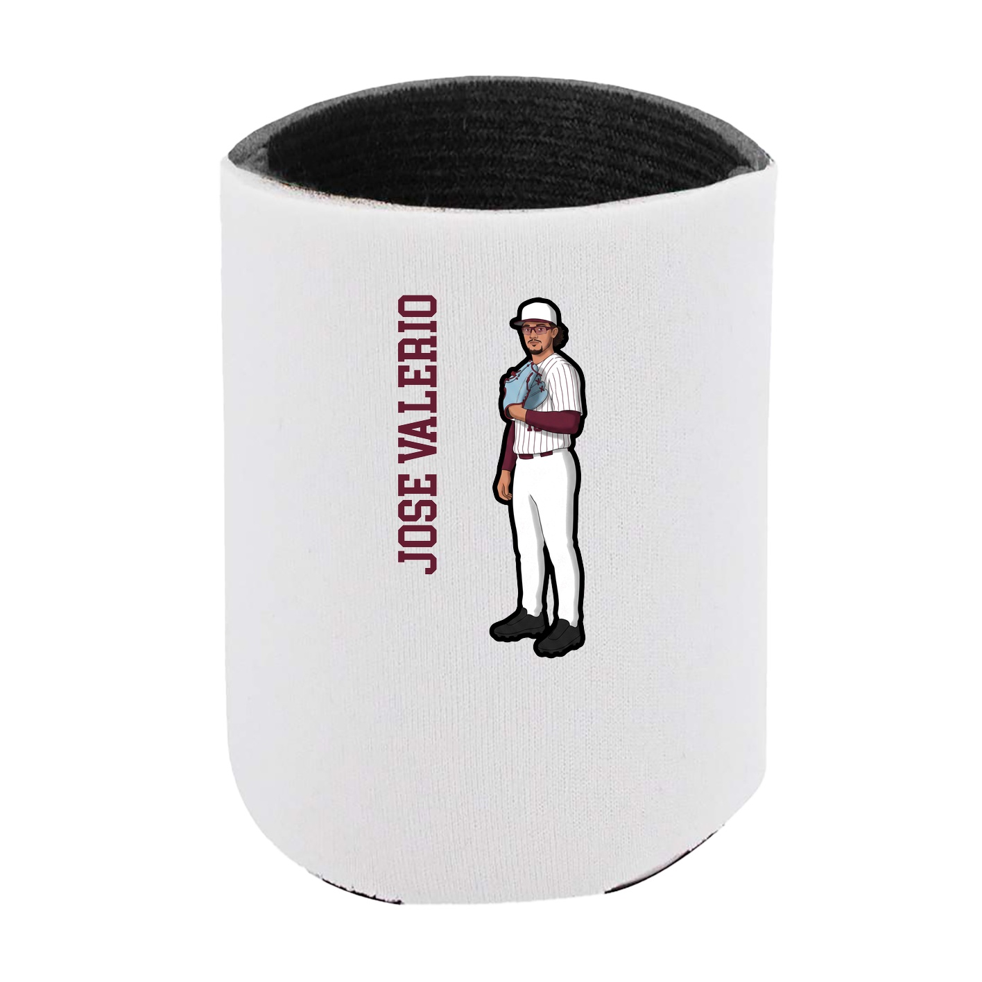 Can Holder — Name Vertical in White