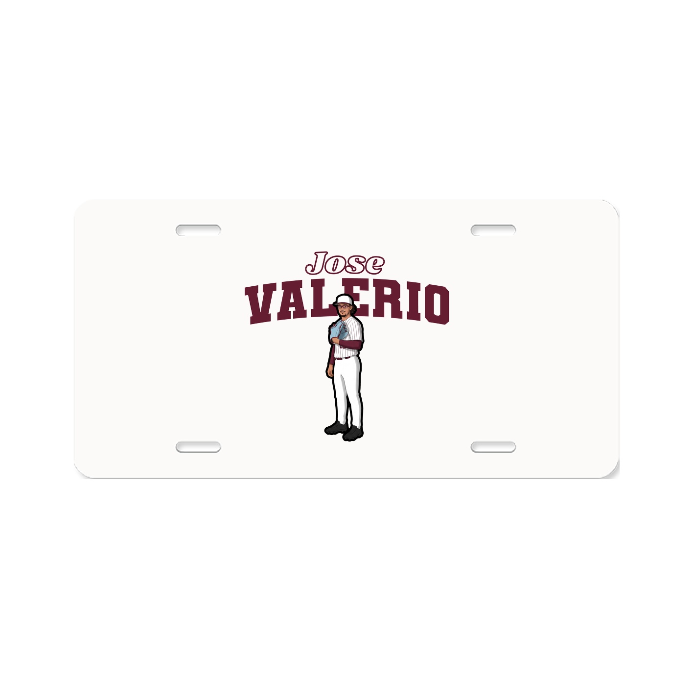 License Plate — Name Arch in Classic