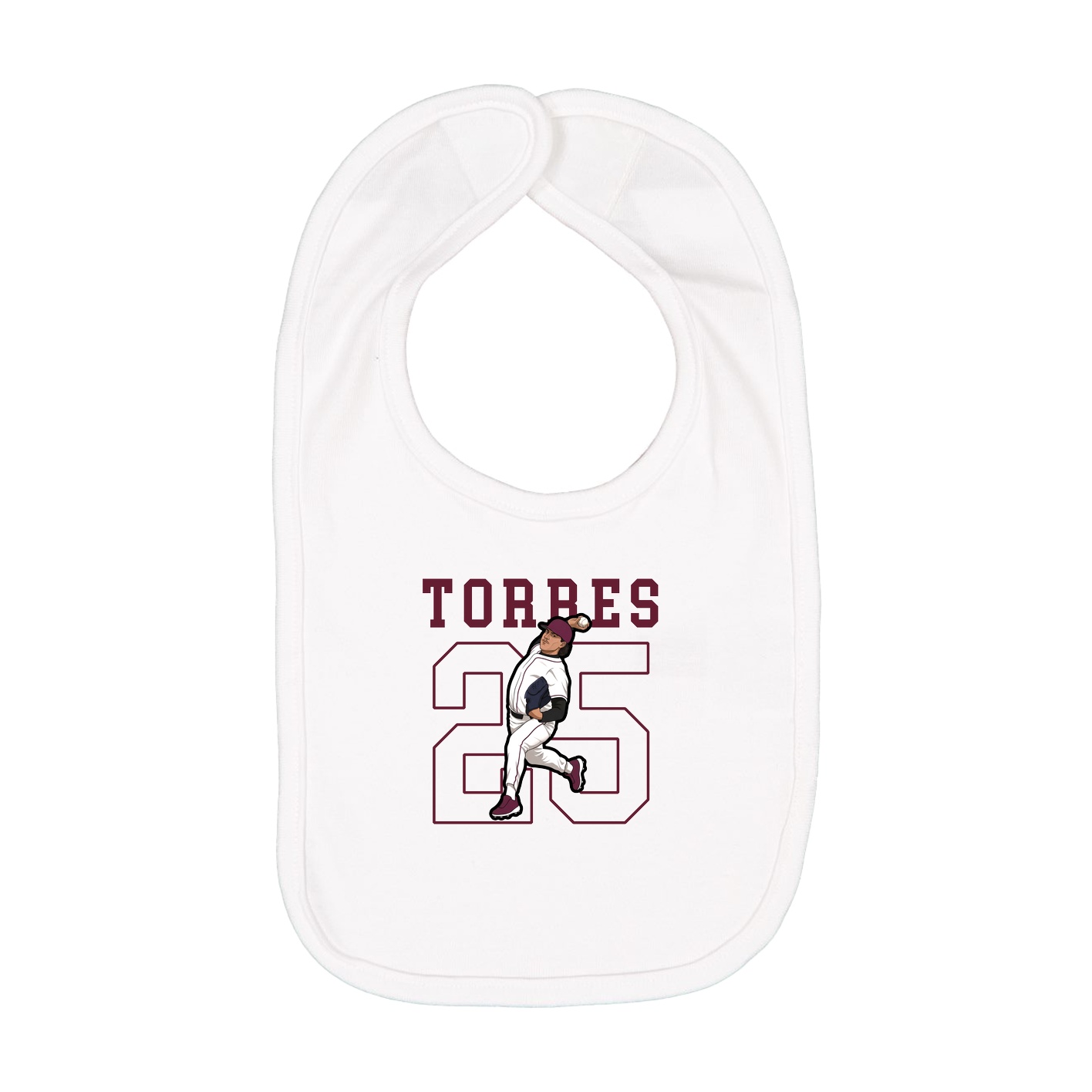 Infant Bib — Classic in White