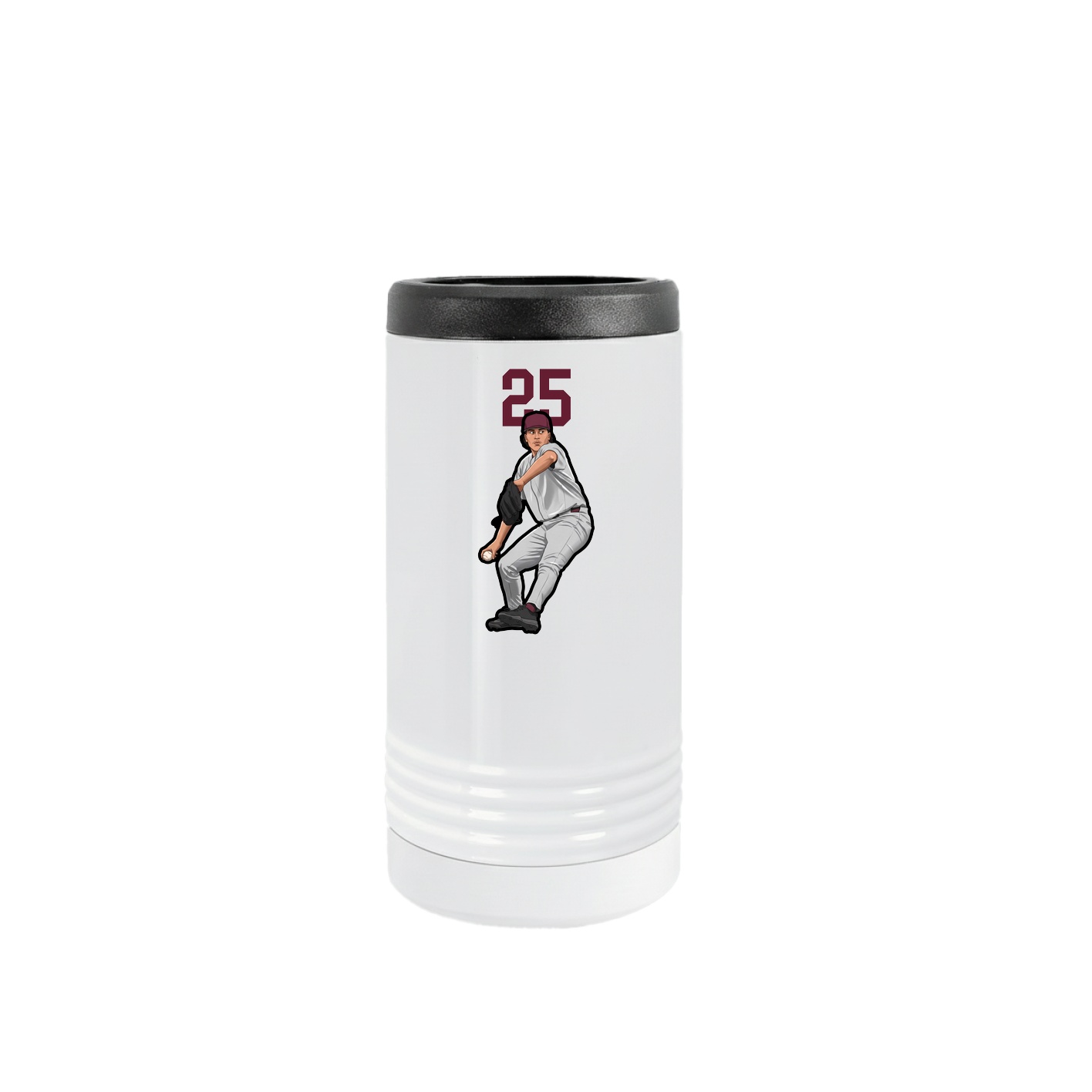 Slim Beverage Holder — Classic in White