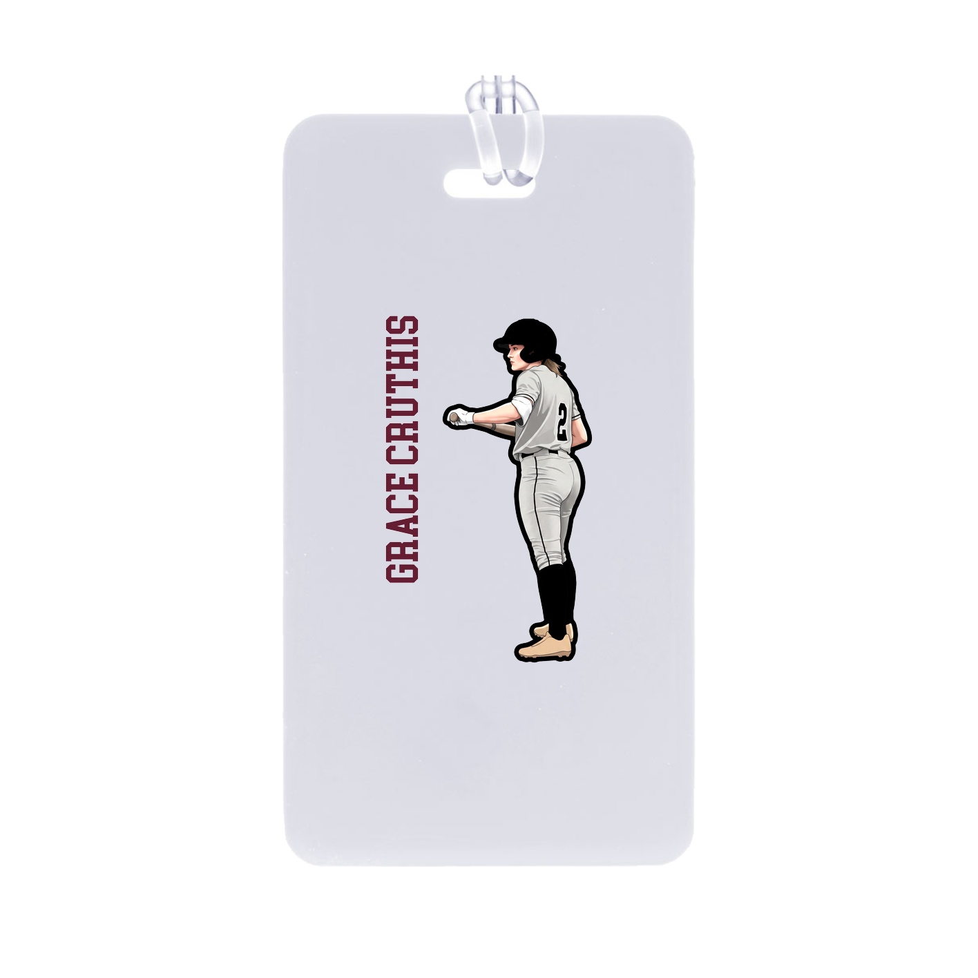 Bag Tag — Name Vertical in Classic