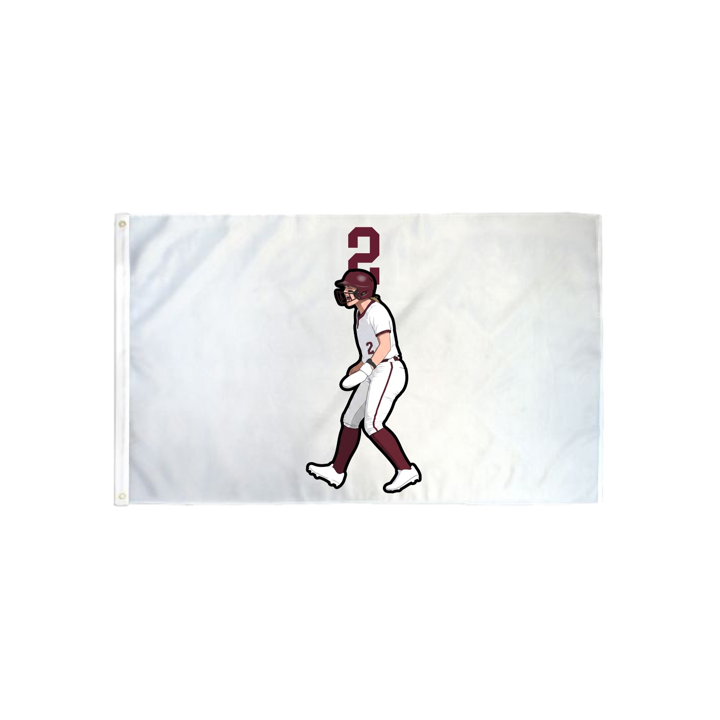 3x5 Flag — Number Top in Classic