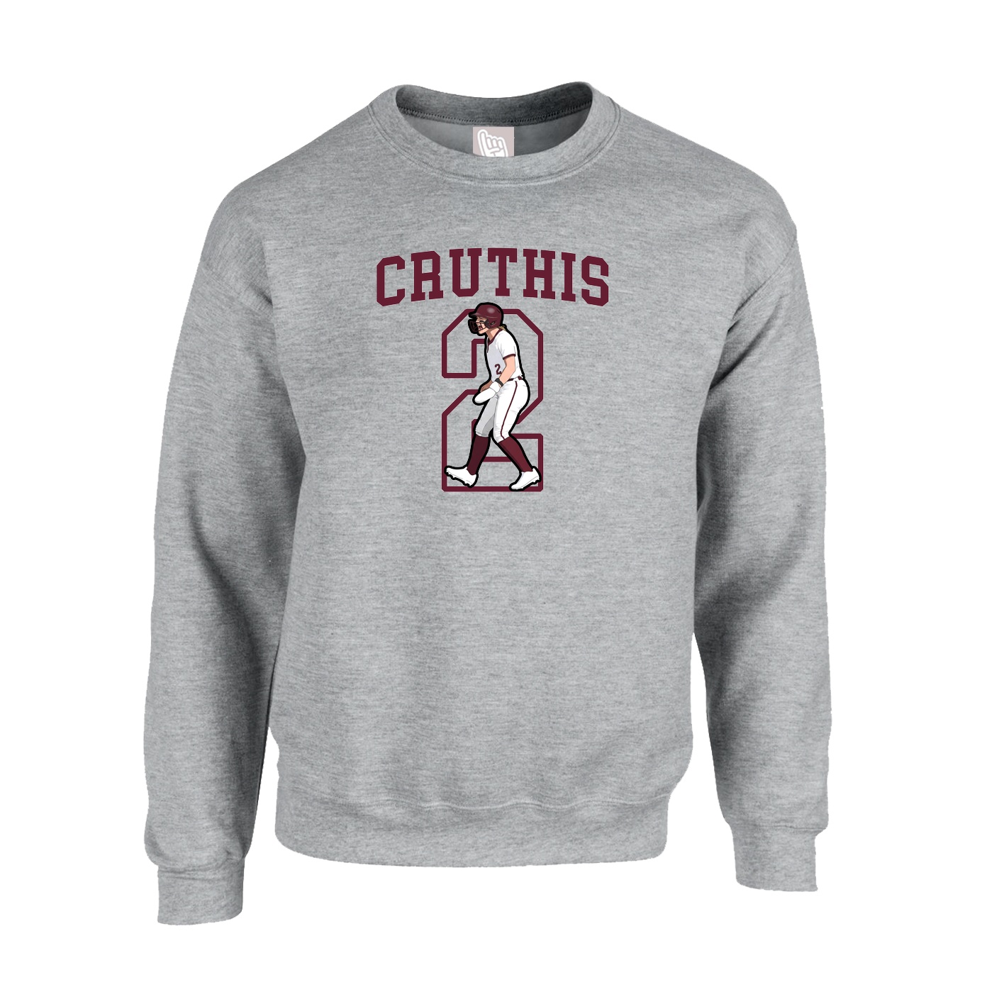 Fleece Crew — Shirsey in Grey