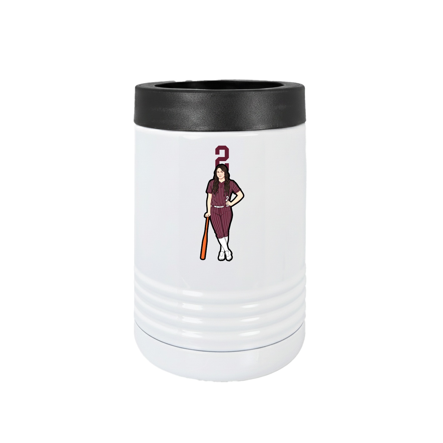 Beverage Holder — Number Top in White