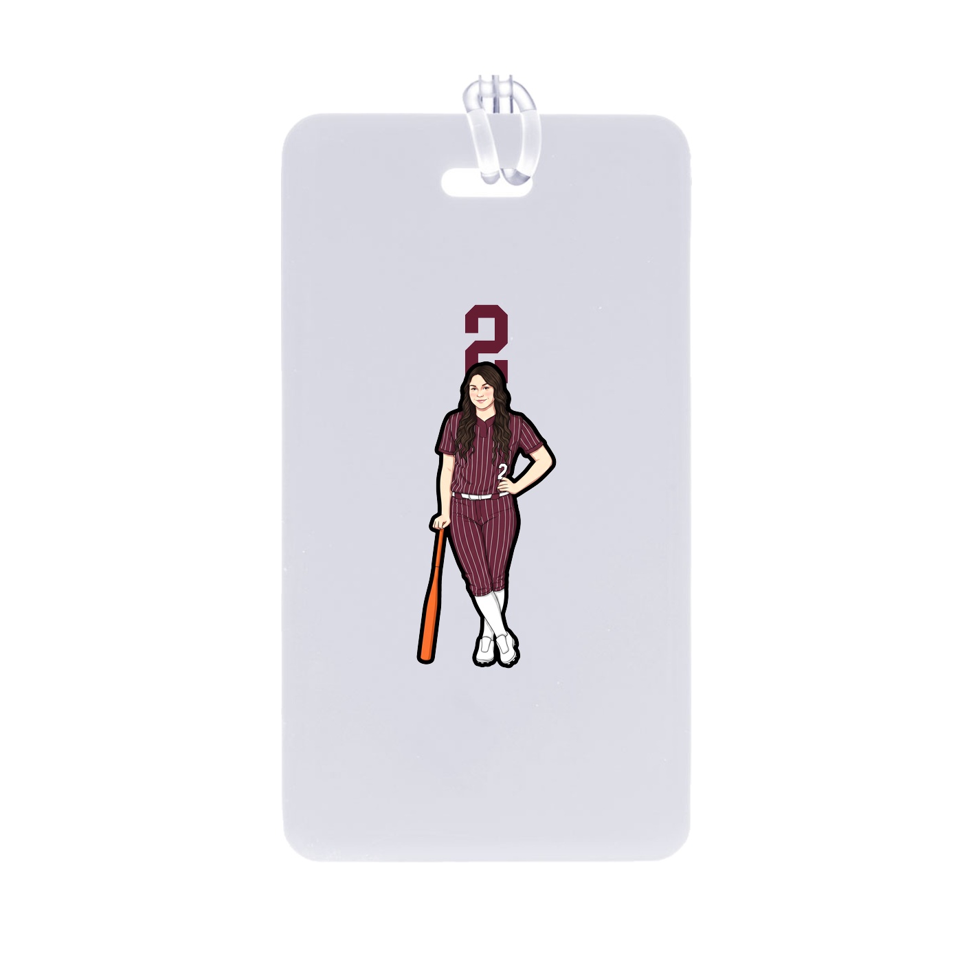 Bag Tag — Number Top in Classic