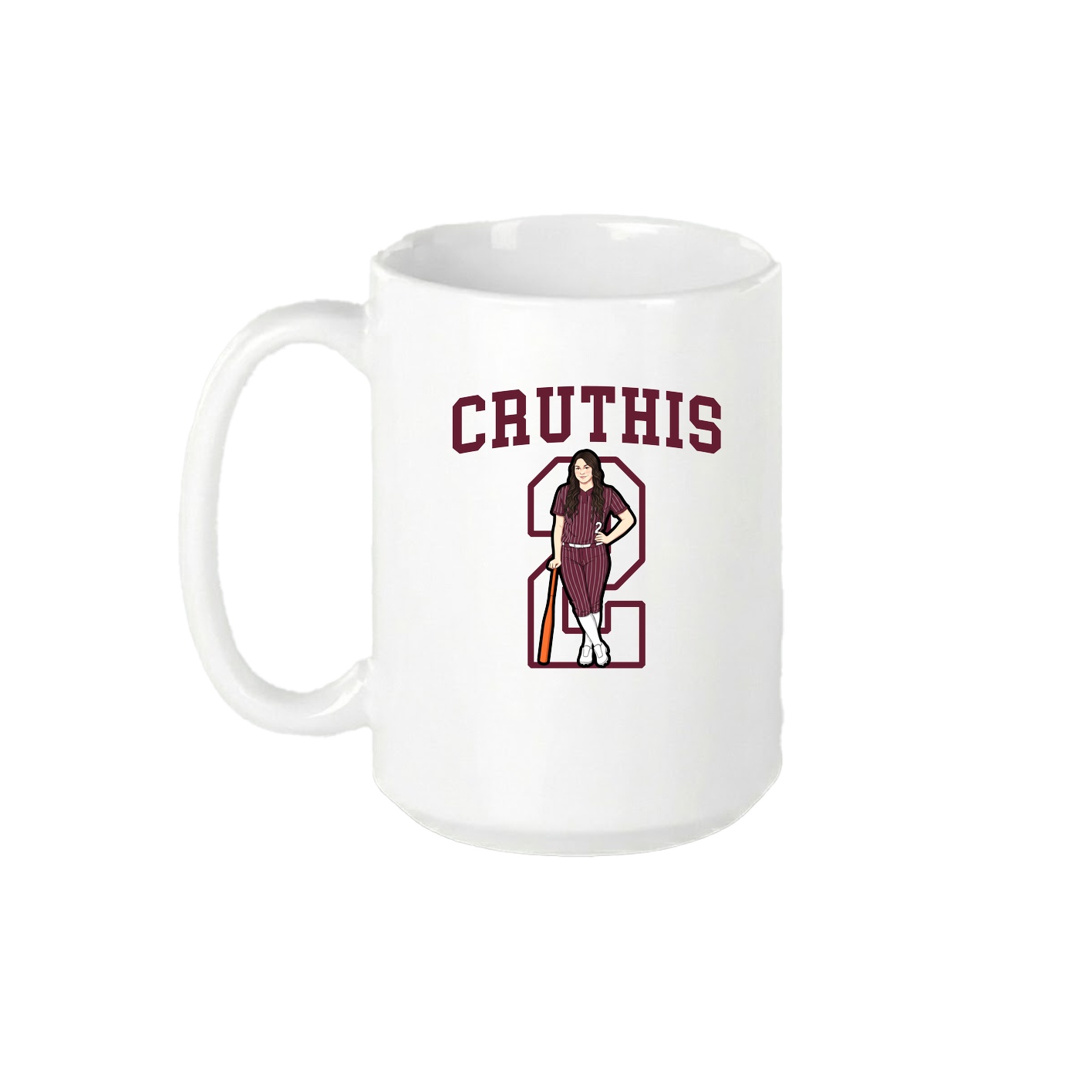 15oz Coffee Mug — Shirsey in White