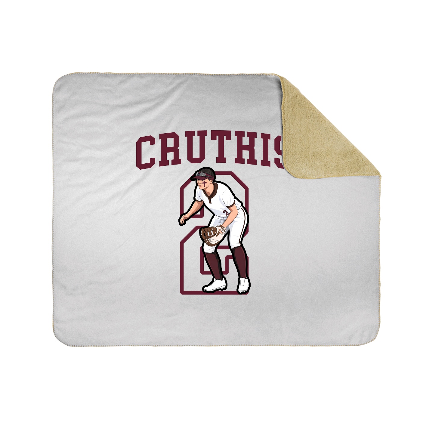 Throw Blanket — Shirsey in White