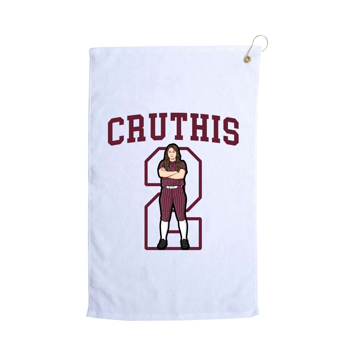 Golf Towel — Shirsey in White