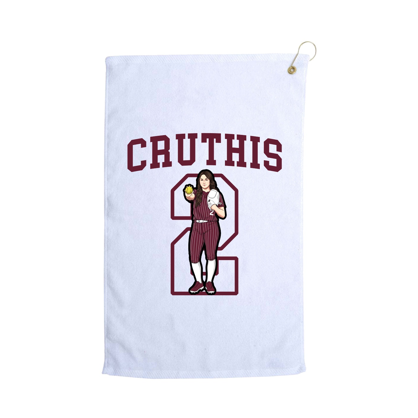 Golf Towel — Shirsey in White