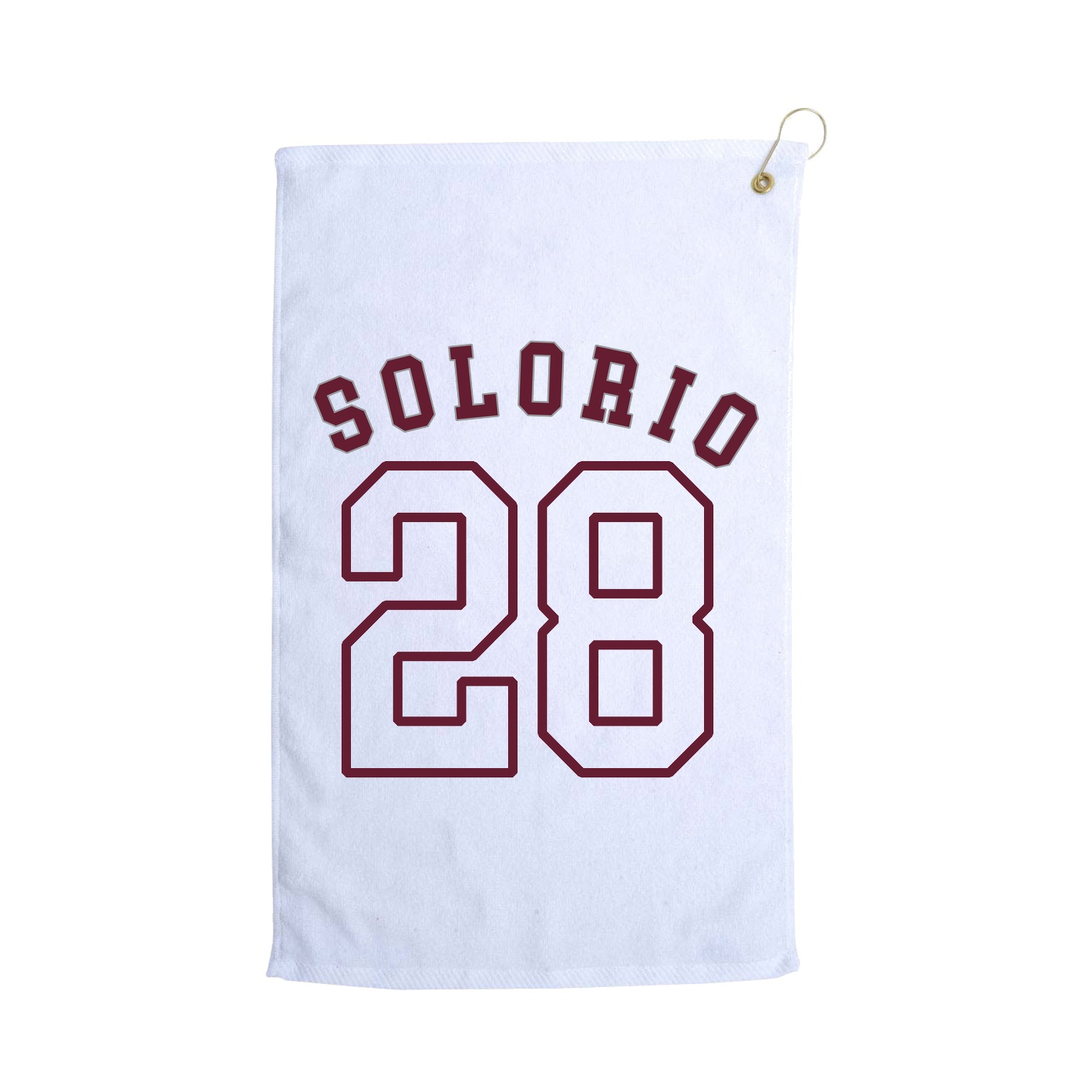 Golf Towel — Shirsey Arch in White