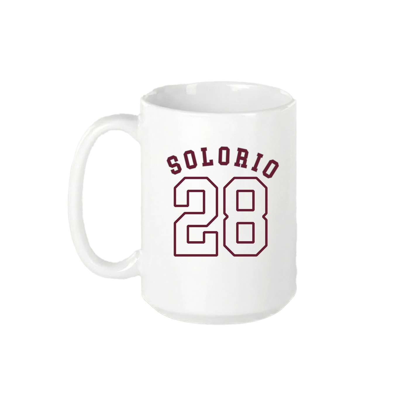 15oz Coffee Mug — Shirsey Arch in White