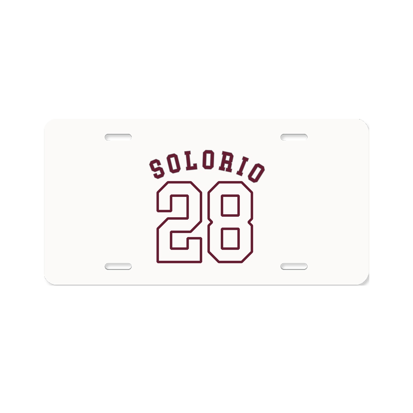License Plate — Shirsey Arch in Classic