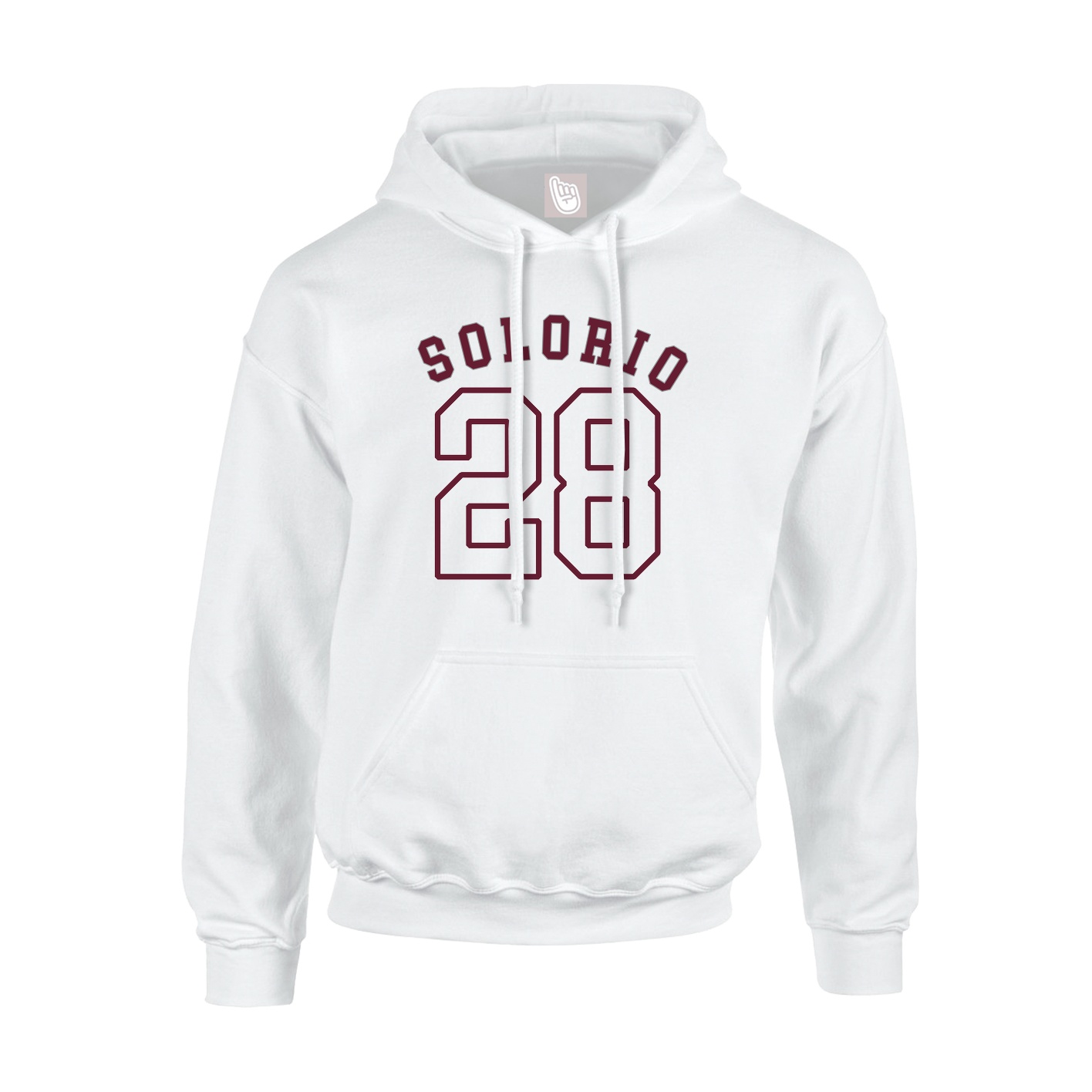 Hoodie — Shirsey Arch in White