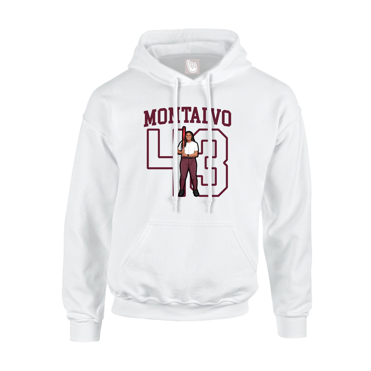Hoodie — Shirsey in White