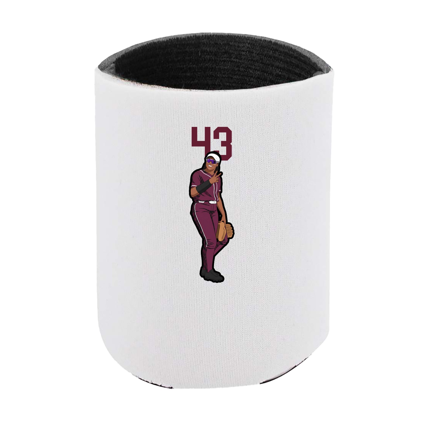 Can Holder — Number Top in White