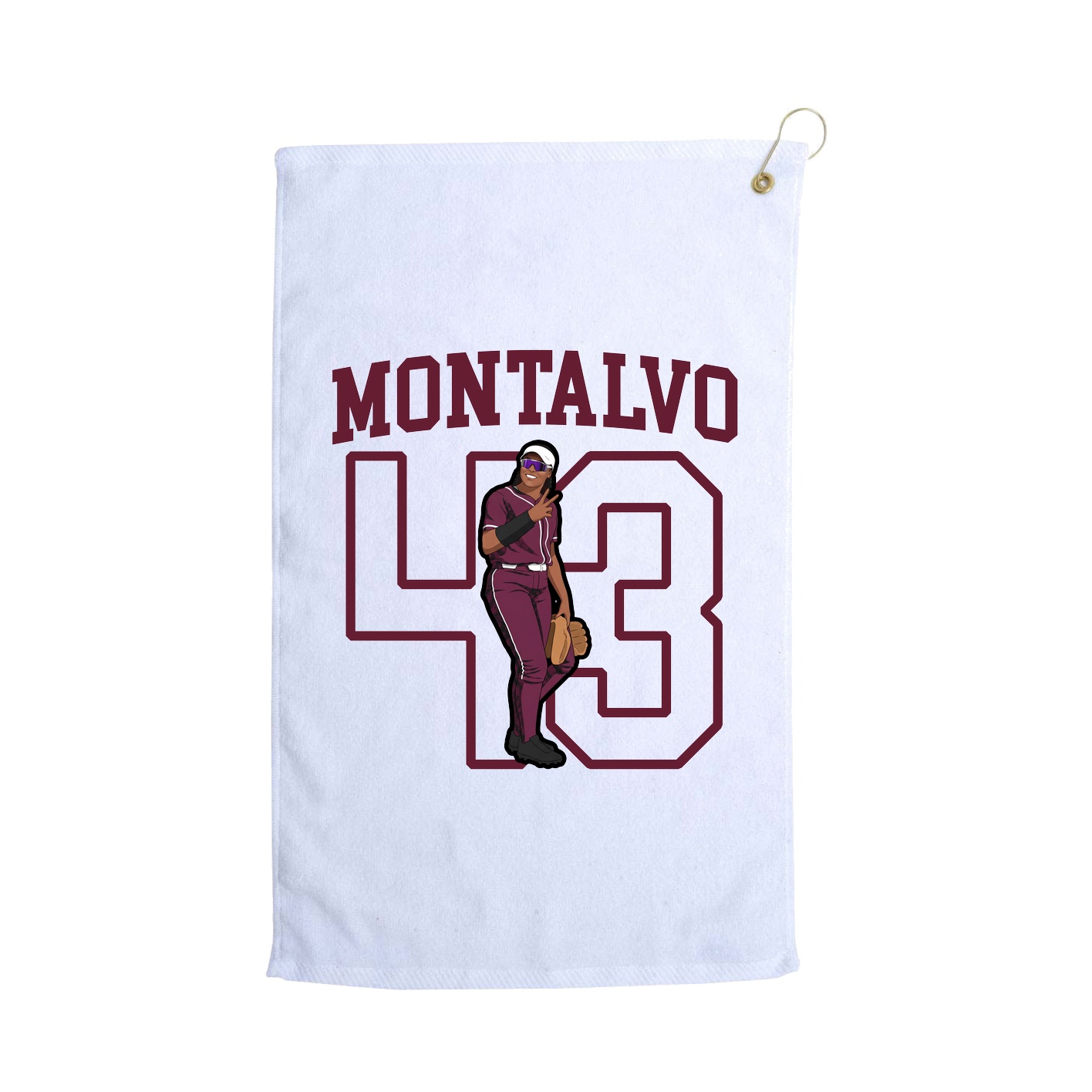 Golf Towel — Shirsey in White