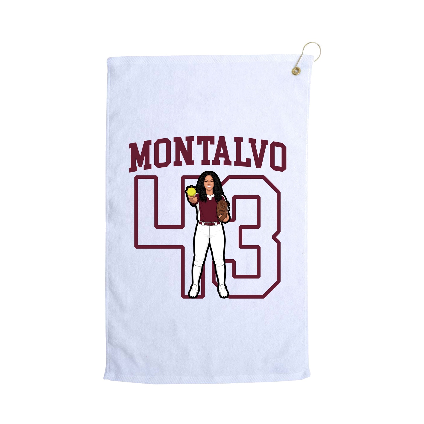 Golf Towel — Shirsey in White