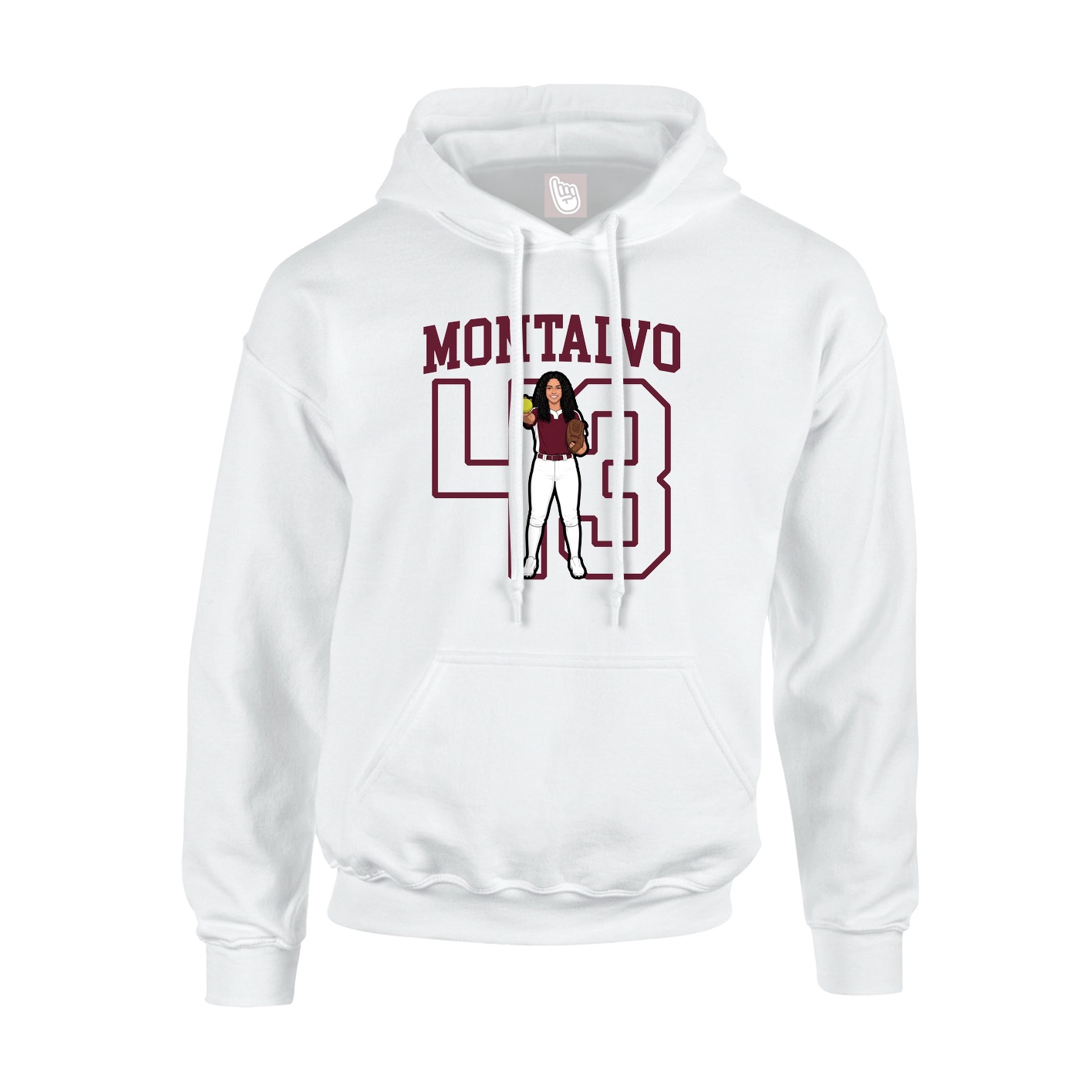 Youth Hoodie — Shirsey in White