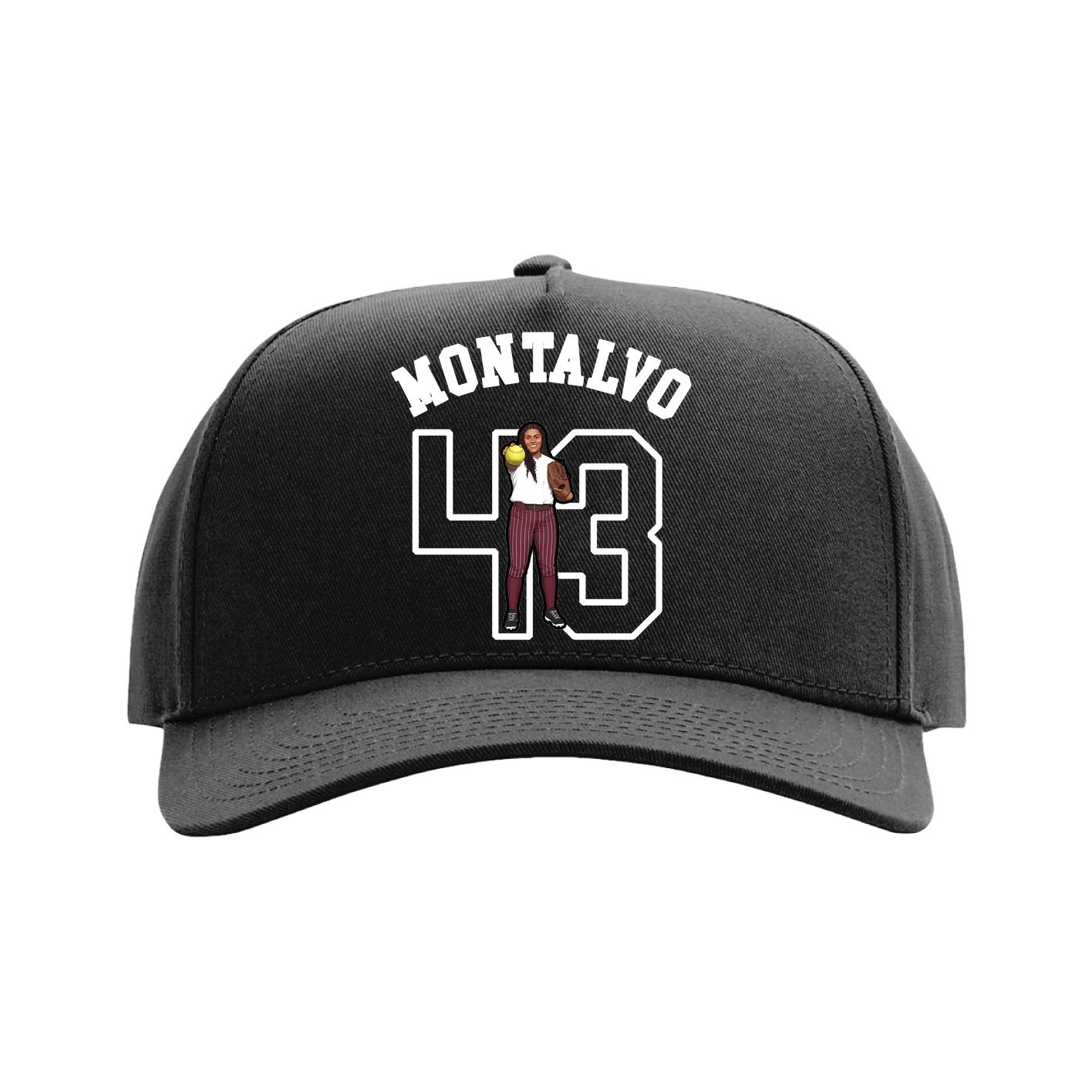 Full Fabric Five-Panel Champ Cap