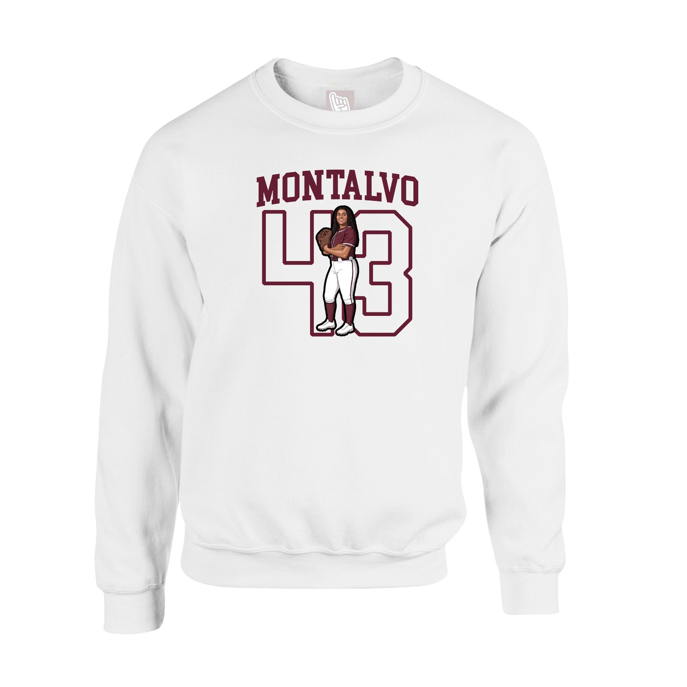 Fleece Crew — Shirsey in White