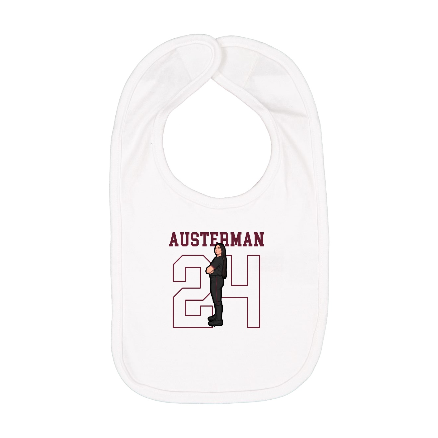 Infant Bib — Classic in White