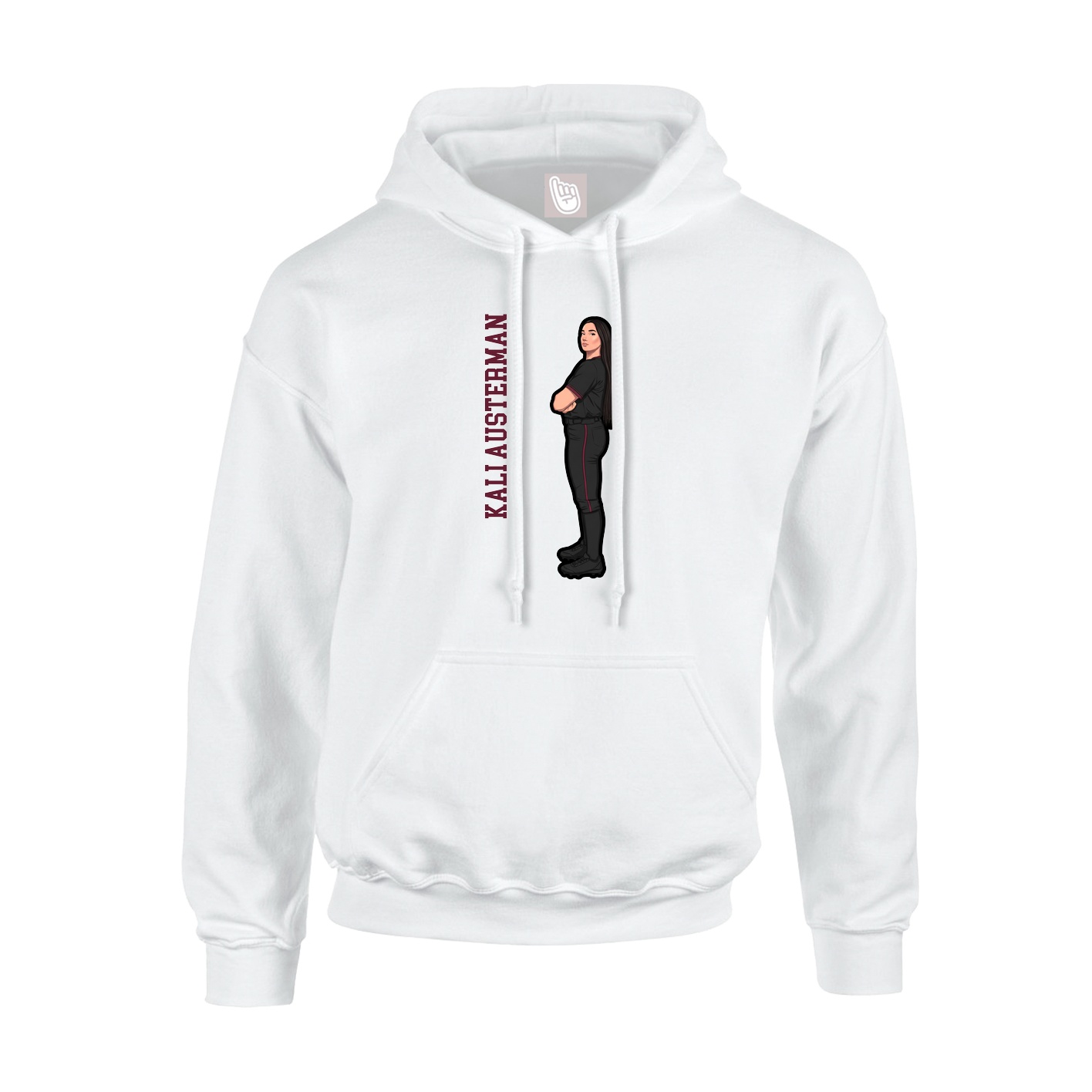 Youth Hoodie — Classic in White