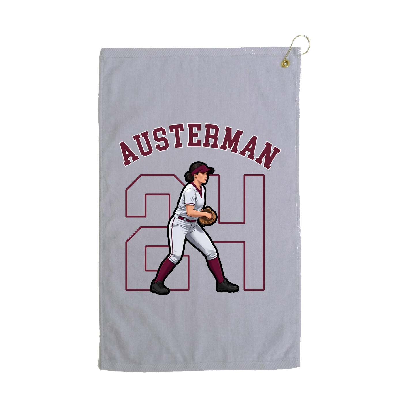 Golf Towel — Classic in Grey