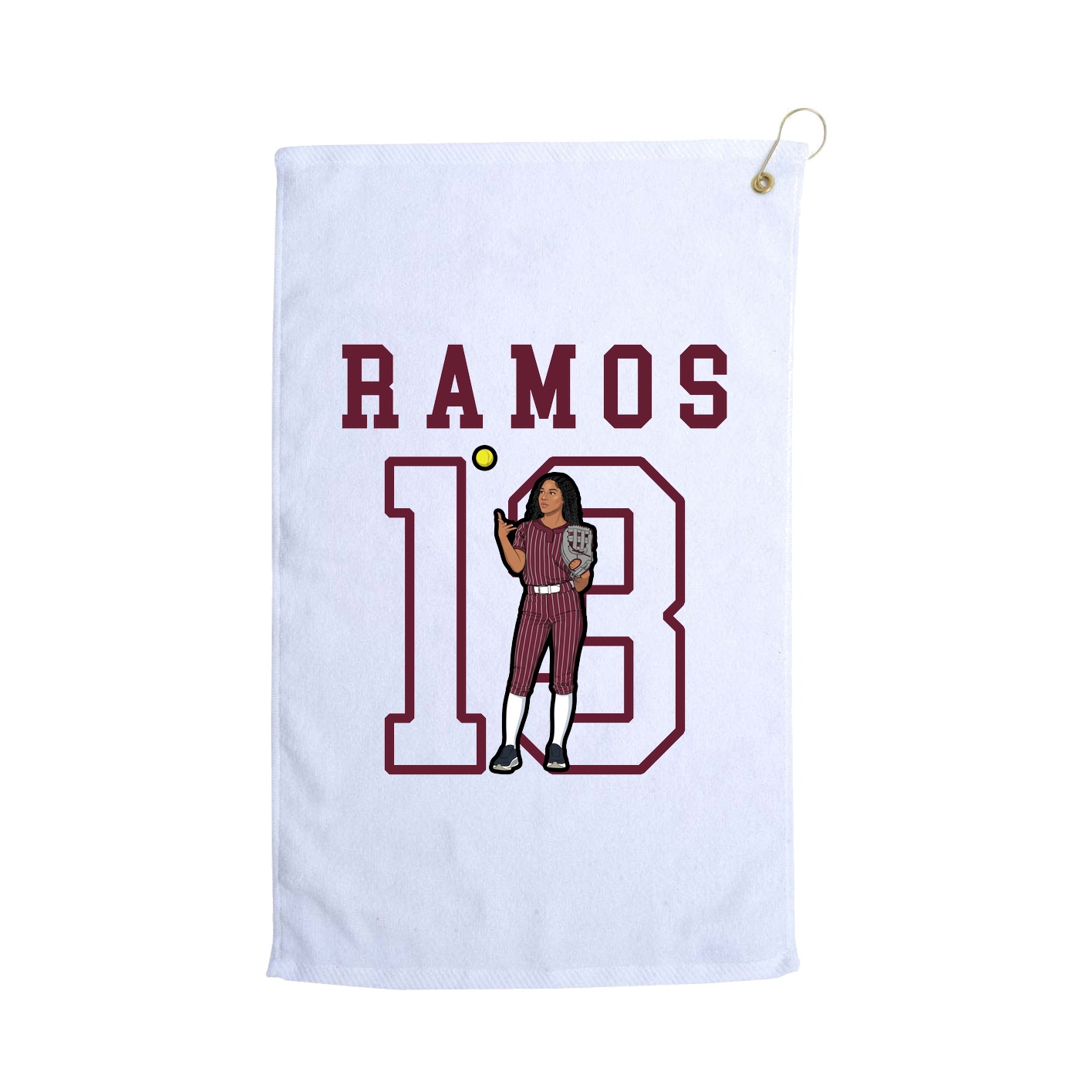 Golf Towel — Shirsey in White