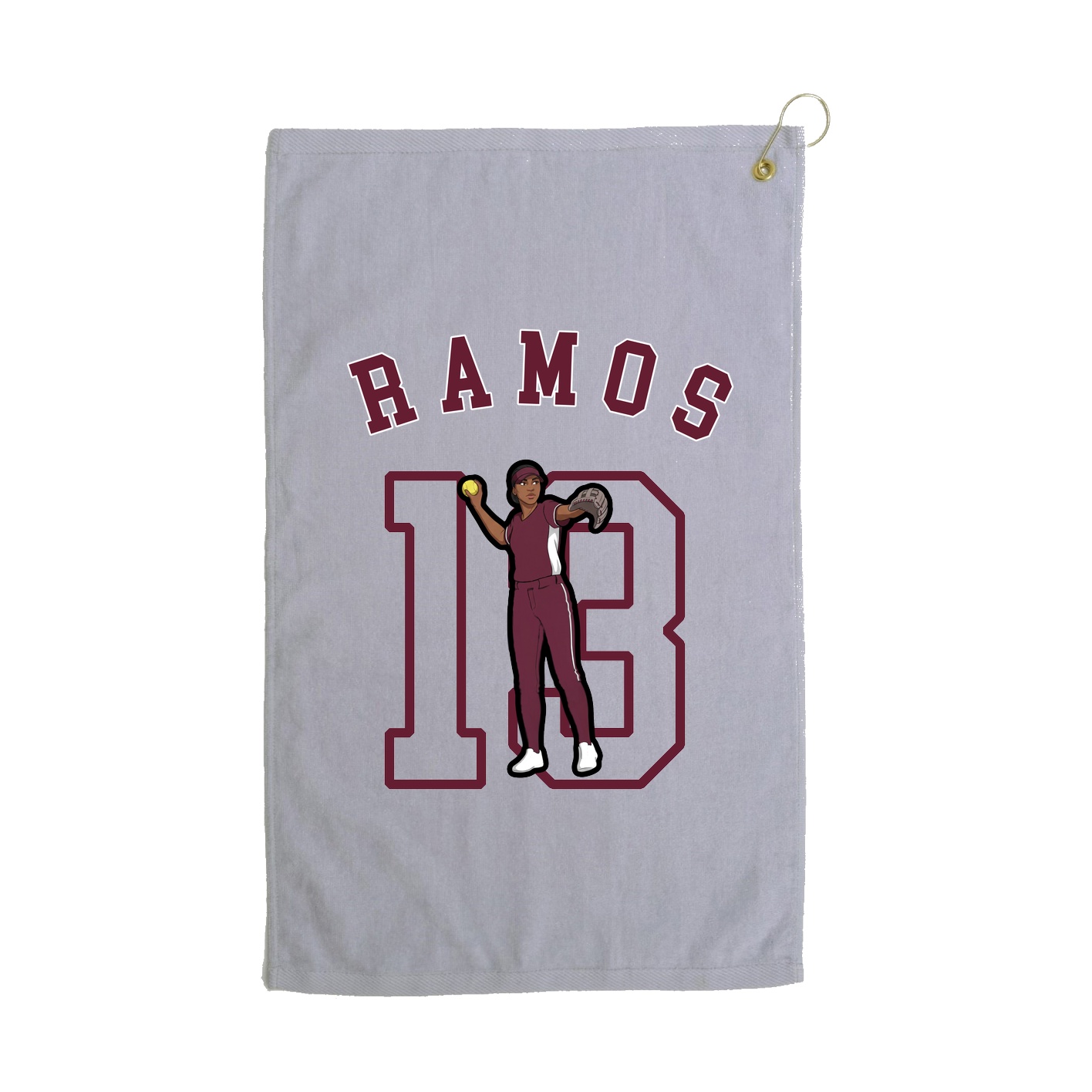 Golf Towel — Shirsey Arch in Grey
