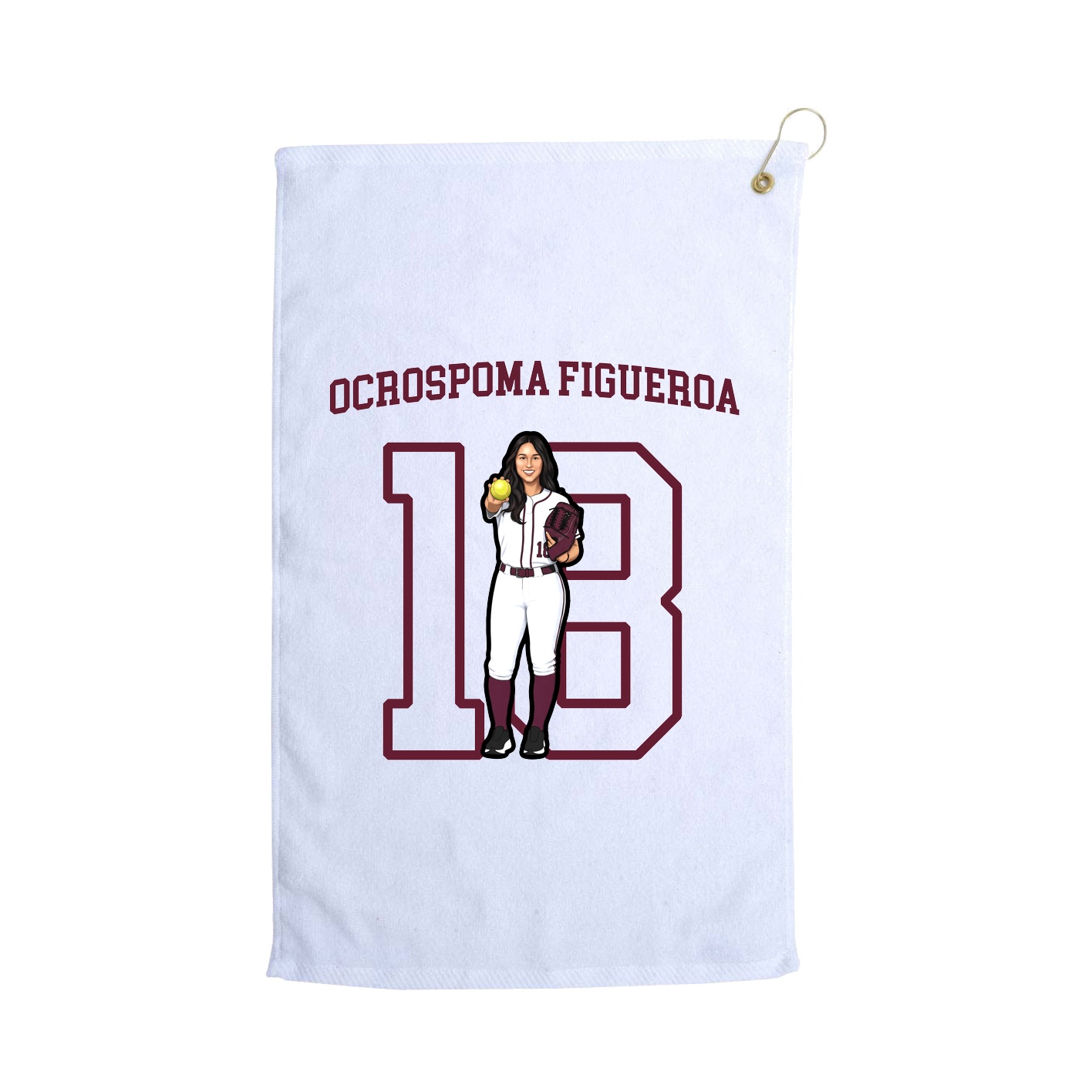 Golf Towel — Shirsey in White