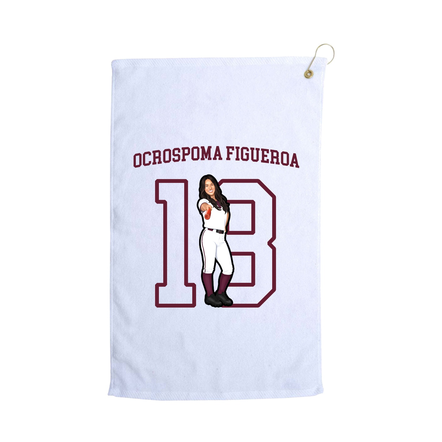 Golf Towel — Shirsey in White